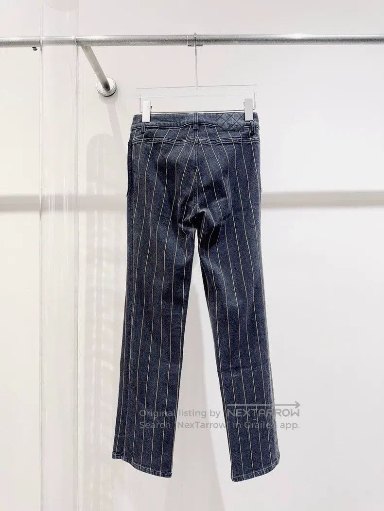 Chanel Chanel 20P black and grey chain jeans Size 42" / US 20 - 4 Thumbnail