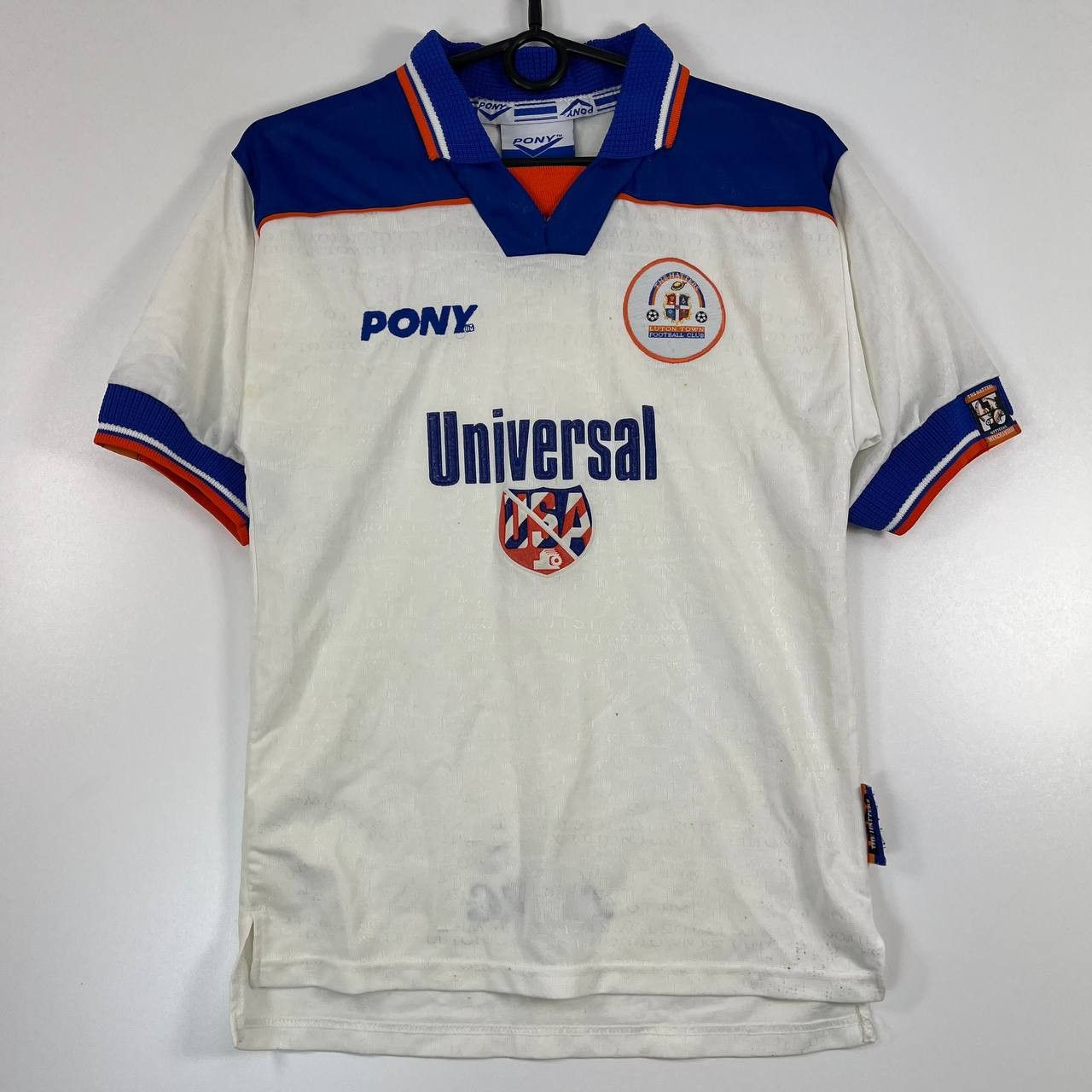 PONY PONY 1995-1997 Luton Town Home Shirt Soccer Jersey Sz S Size US S / EU 44-46 / 1 - 1 Thumbnail