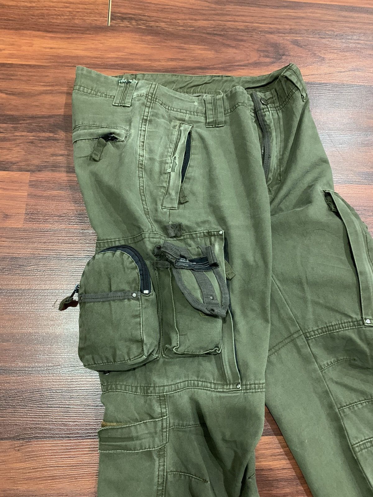 Japanese Brand Army Inspired Cargo Pants Size US 32 / EU 48 - 5 Thumbnail