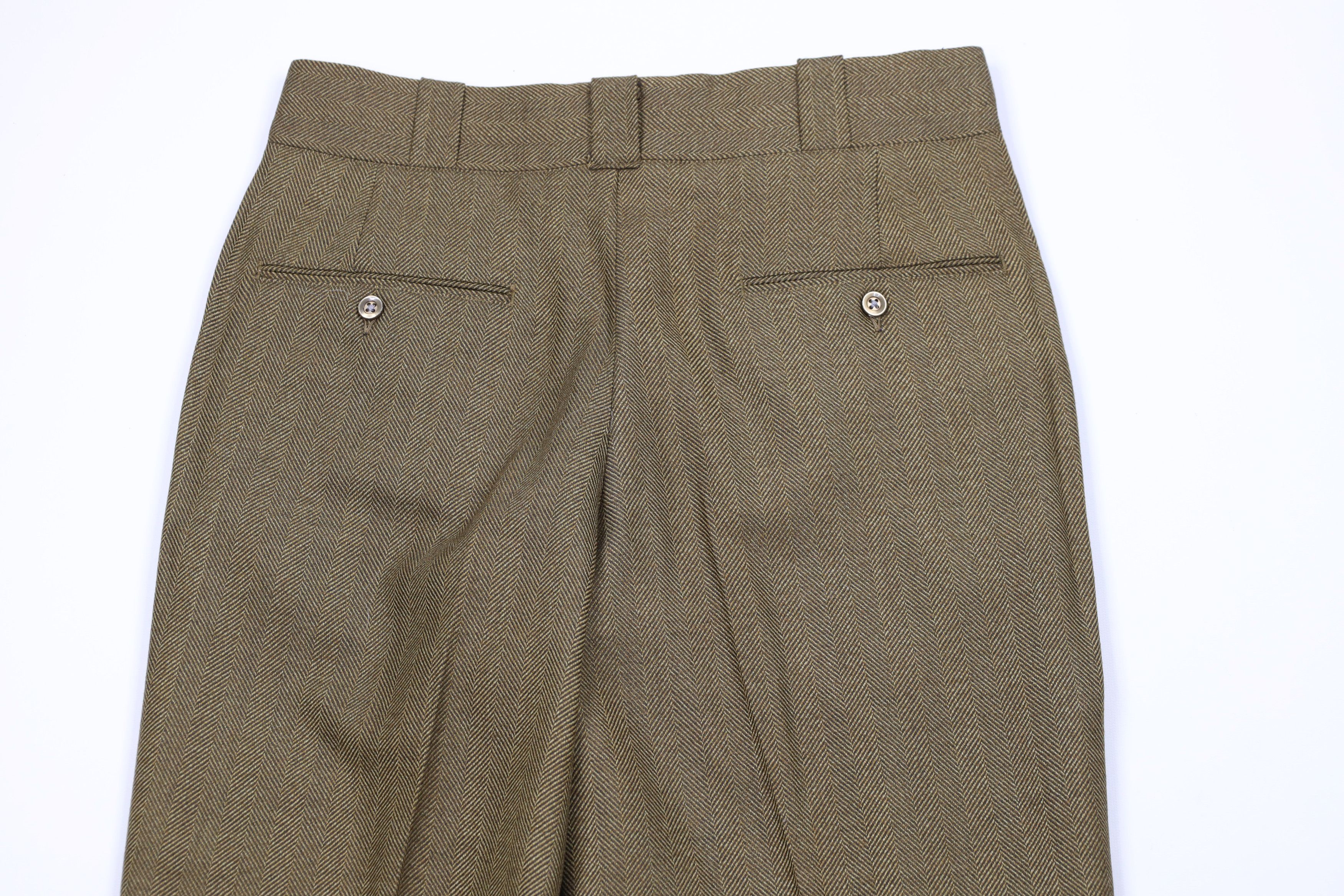 Vintage Vintage 70s Streetwear Herringbone Wide Leg Chino Pants USA Size US 30 / EU 46 - 8 Thumbnail