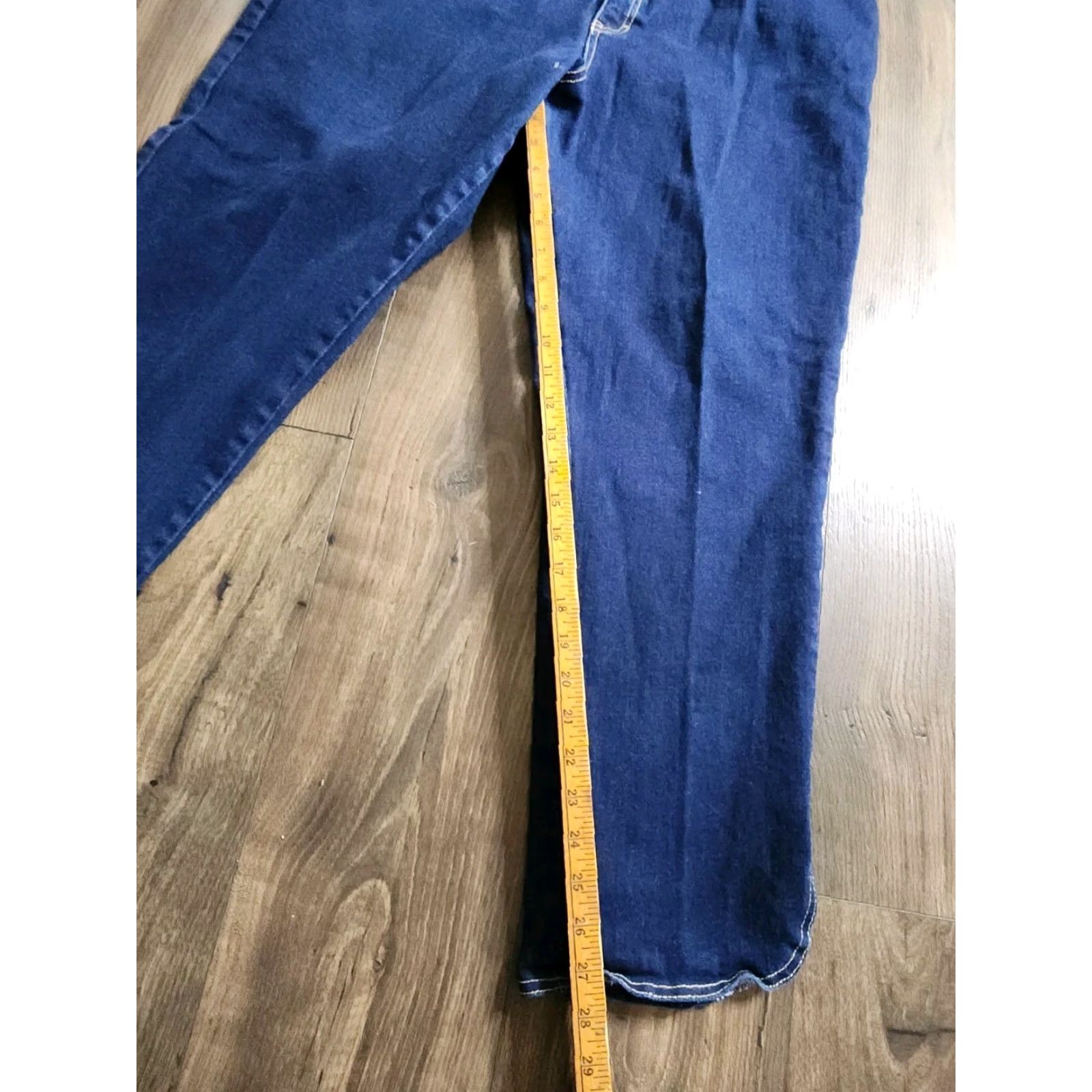 Denime VINTAGE Golden Wings Jeans Denim 36 Straight Men Blue 1970s Cotton Spandex Japan Inseam 28 Pockets Regular Size US 36 / EU 52 - 5 Thumbnail