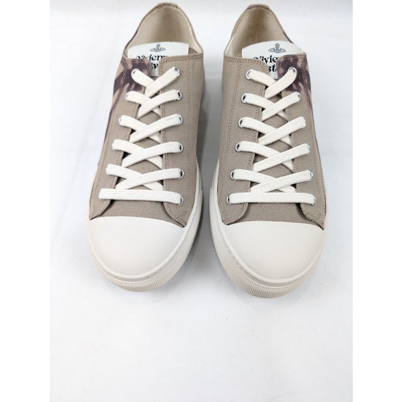 Vivienne Westwood o1rshd1 Plimsoll Low Top-Sneakers in Beige/Purple Size US 10 / EU 43 - 13 Thumbnail