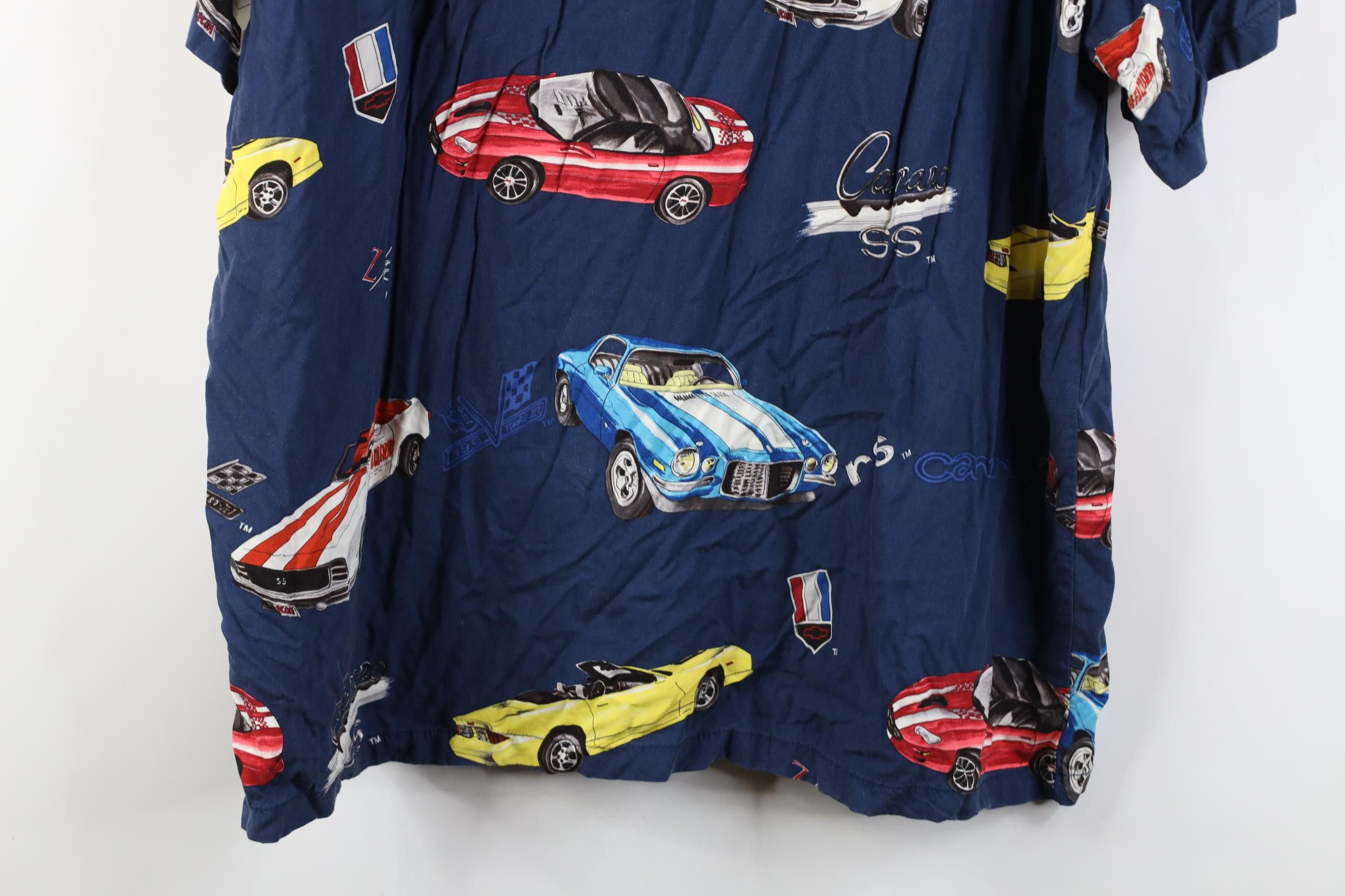 Vintage Vintage 90s Camaro All Over Print Hawaiian Button Shirt USA Size US L / EU 52-54 / 3 - 12 Thumbnail