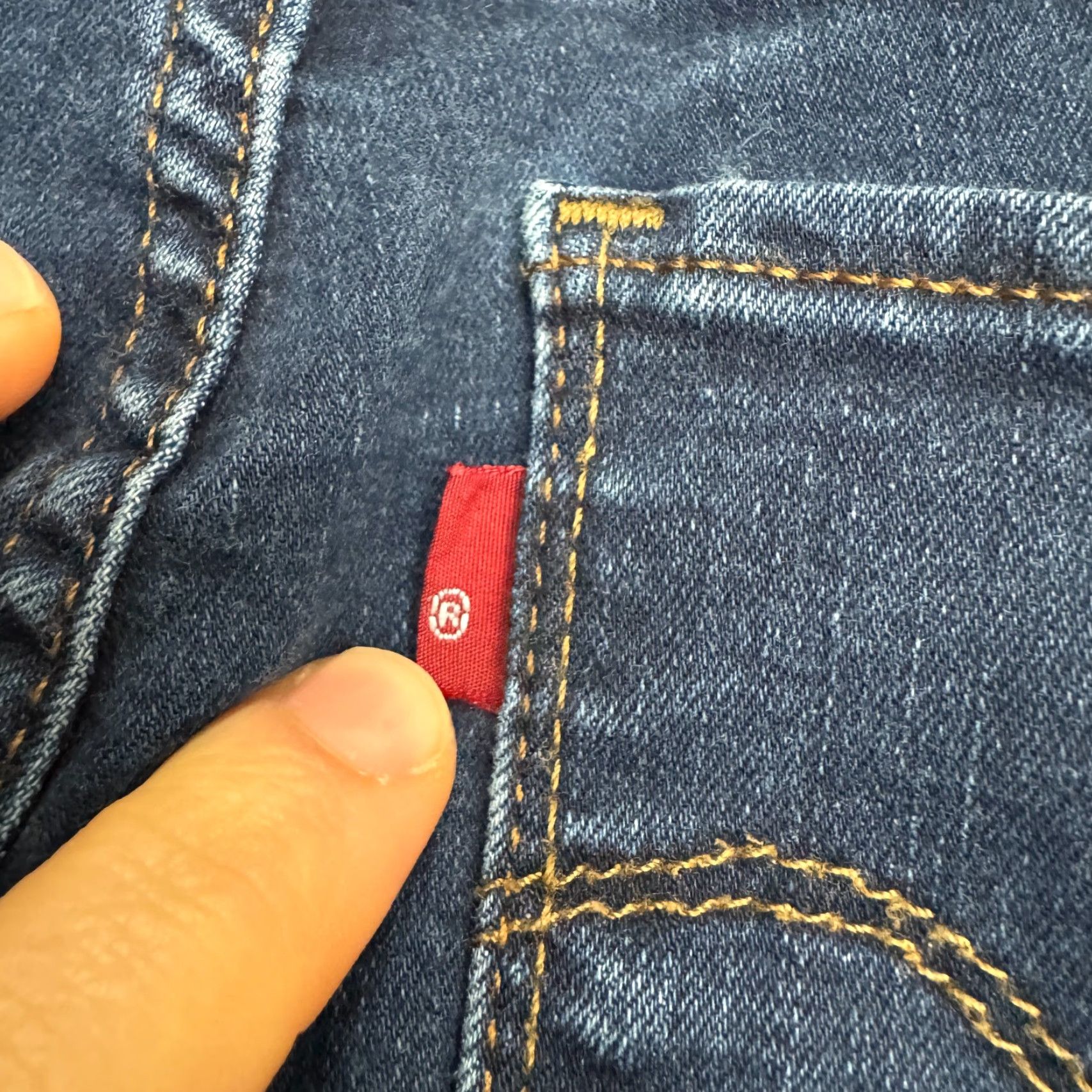 Levi's Levi's Jeans Womens 12 Dark Wash Mid Rise City Outdoor Preppy 5-Pocket Denim Cotton Blend Skinny Size 34" / US 12 / IT 48 - 6 Thumbnail