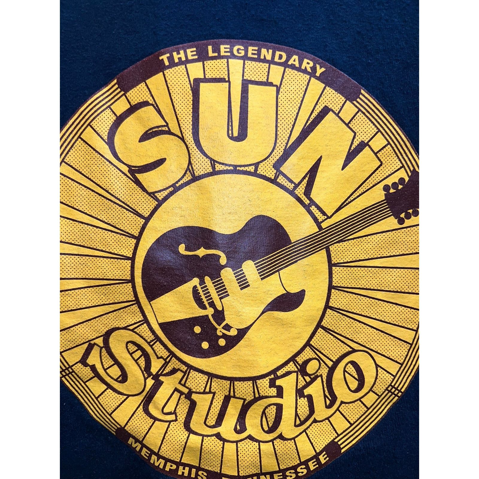 Fruit Of The Loom Vintage Sun Studio Shirt Memphis Elvis Presley Tee 90s L Size US L / EU 52-54 / 3 - 3 Thumbnail