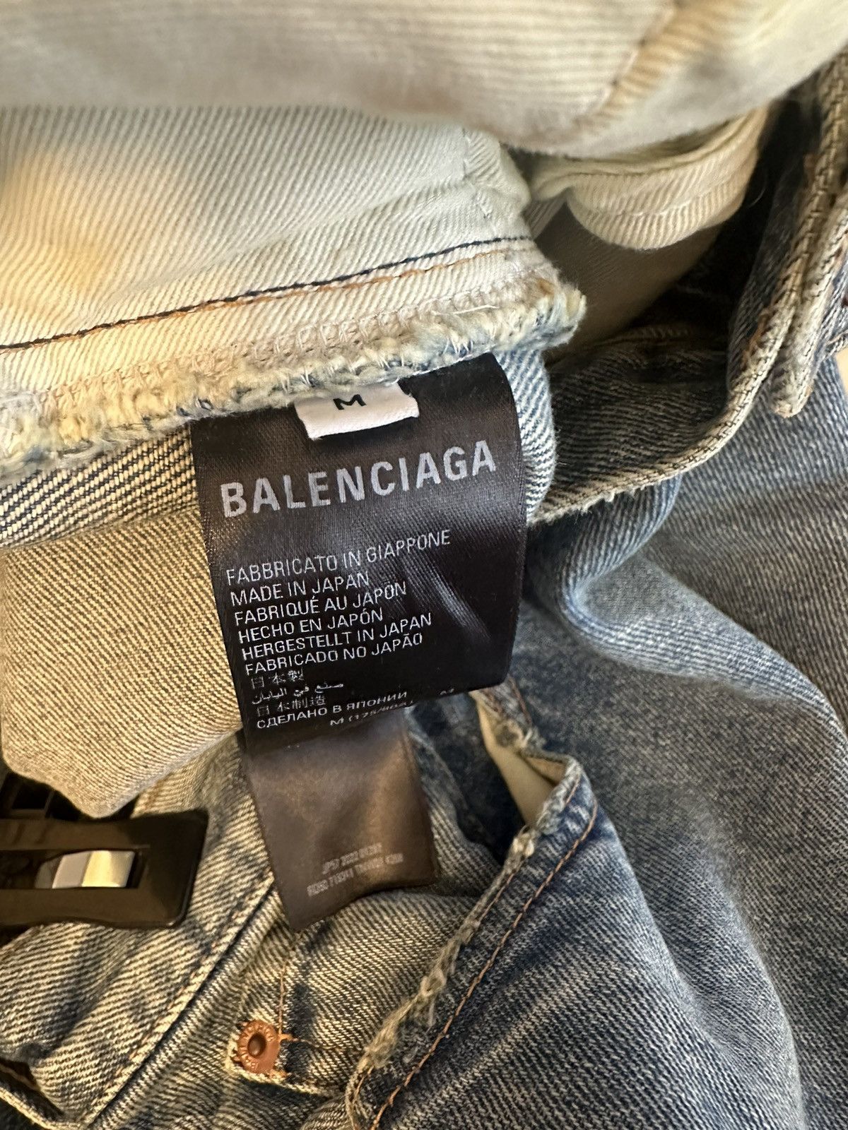 Balenciaga Balenciaga Winter 22 Large Baggy Denim Size US 34 / EU 50 - 9 Thumbnail