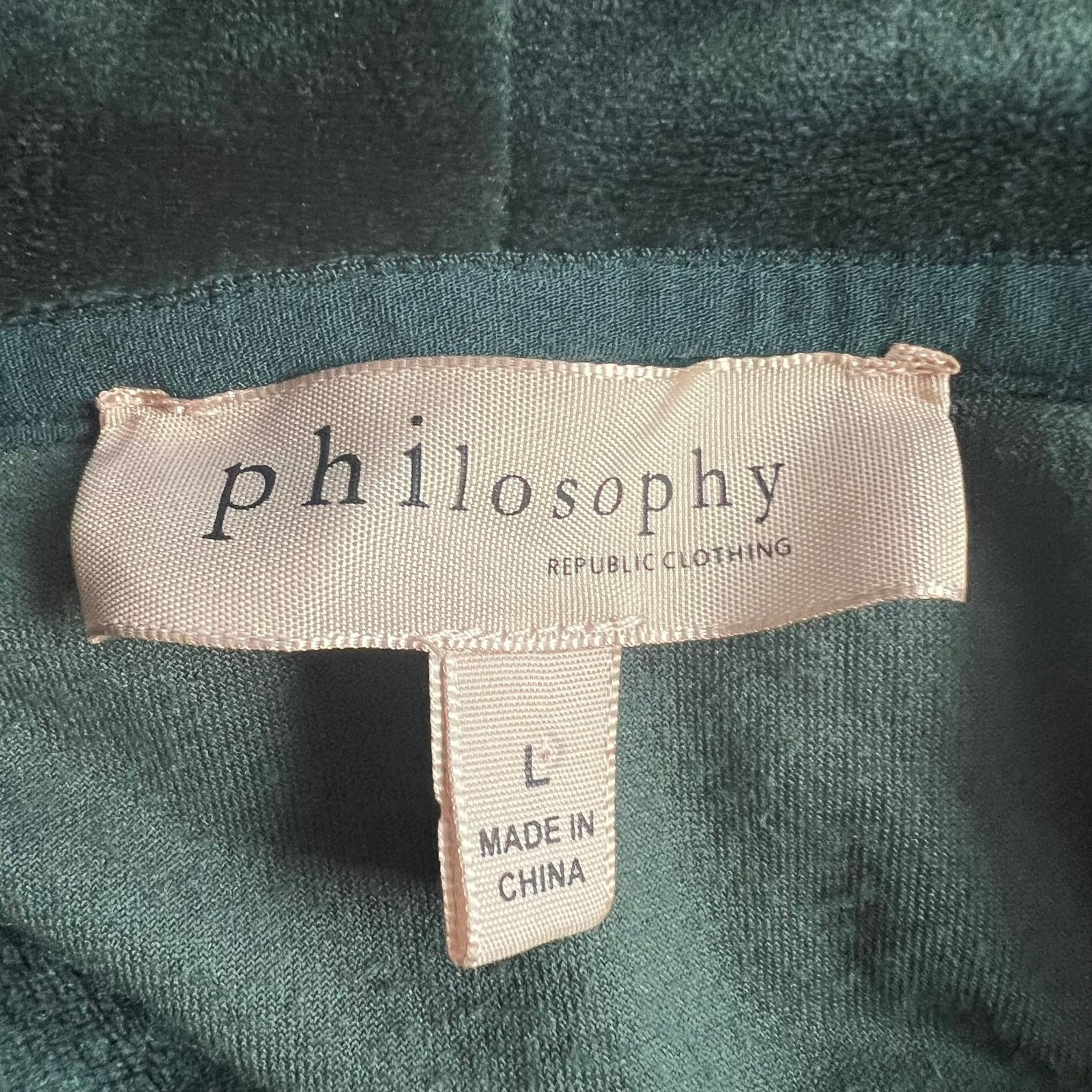 Other Philosophy Republic Clothing Green Crop Hoodie Jacket, L Size L / US 10 / IT 46 - 6 Thumbnail