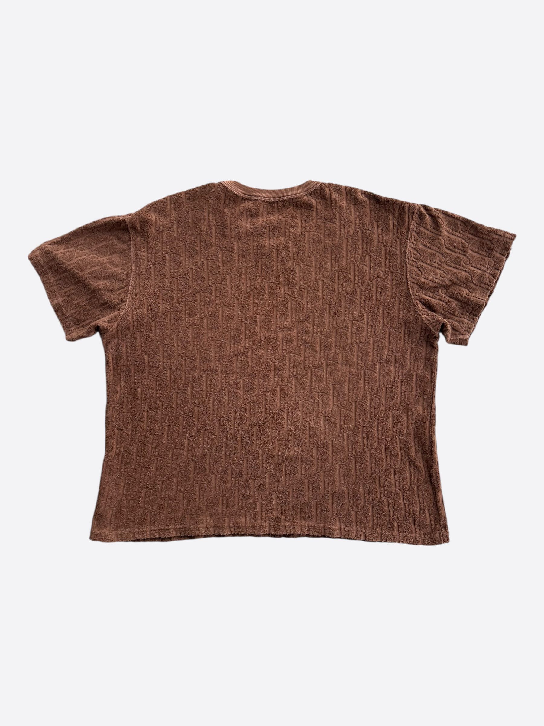 Dior Dior Brown Oblique Towel T-Shirt Size US XXL / EU 58 / 5 - 2 Thumbnail