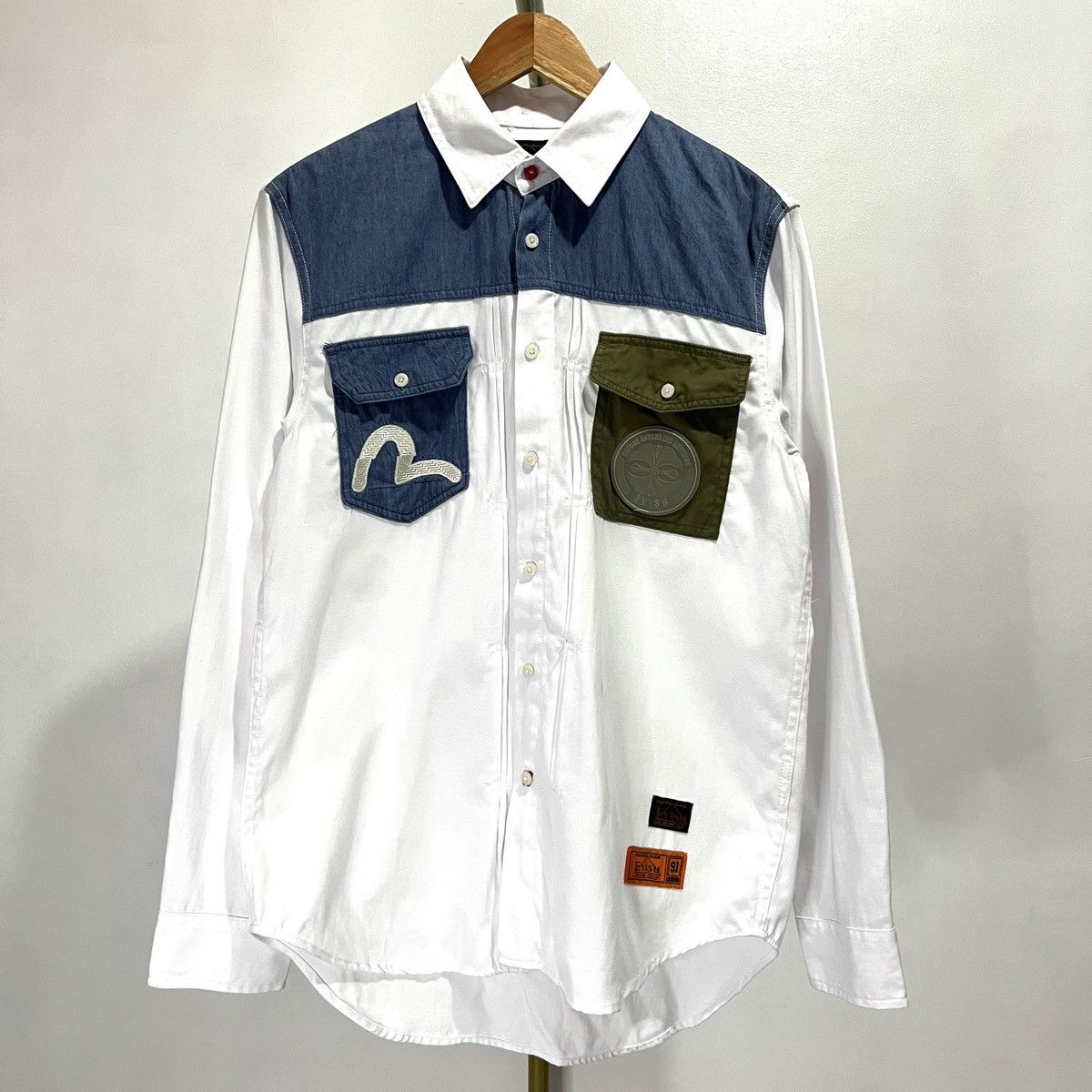 Evisu Evisu Daicock Button-down Longsleeves Size US M / EU 48-50 / 2 - 1 Thumbnail