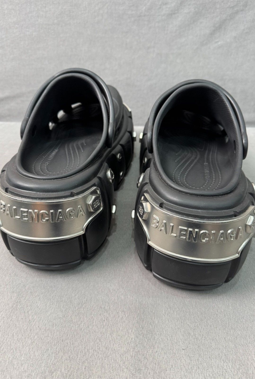Balenciaga × Crocs Balenciaga x Crocs Hardcrocs Slide Black SIZE EU45 Size US 12 / EU 45 - 4 Thumbnail