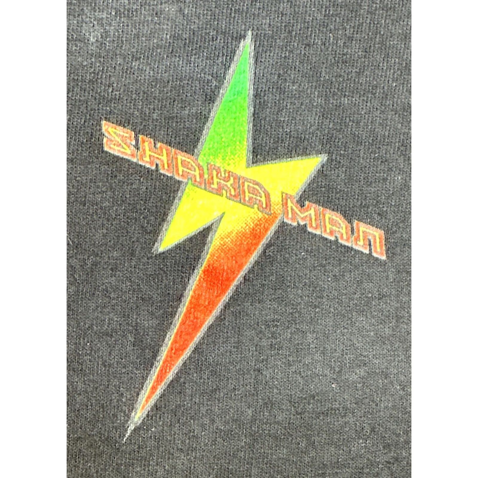 Vintage VINTAGE Murina Shaka Man T-Shirt Reggae Graphic 90s XL Black 100% Cotton Men Crew Neck Short Sleeve Heavyweight Size US XL / EU 56 / 4 - 5 Thumbnail