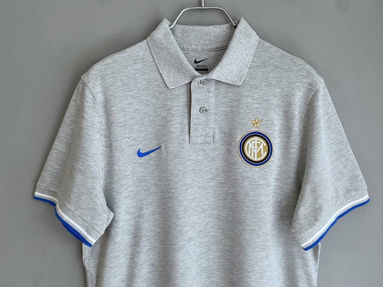 Nike Nike Inter Milan FC Football Gray Polo T-Shirt, Size L Size US L / EU 52-54 / 3 - 4 Thumbnail