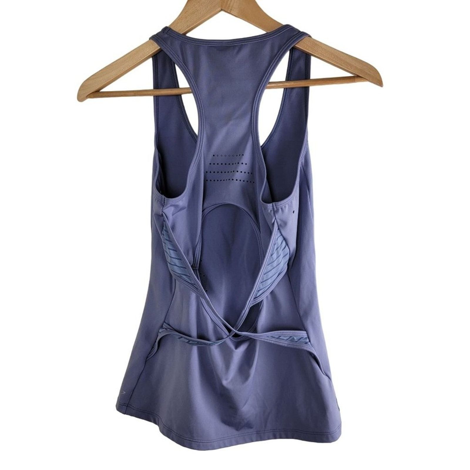 Gymshark Gymshark Womens Racer Back Pro Perform Tank Steel Blue Size S / US 4 / IT 40 - 2 Thumbnail