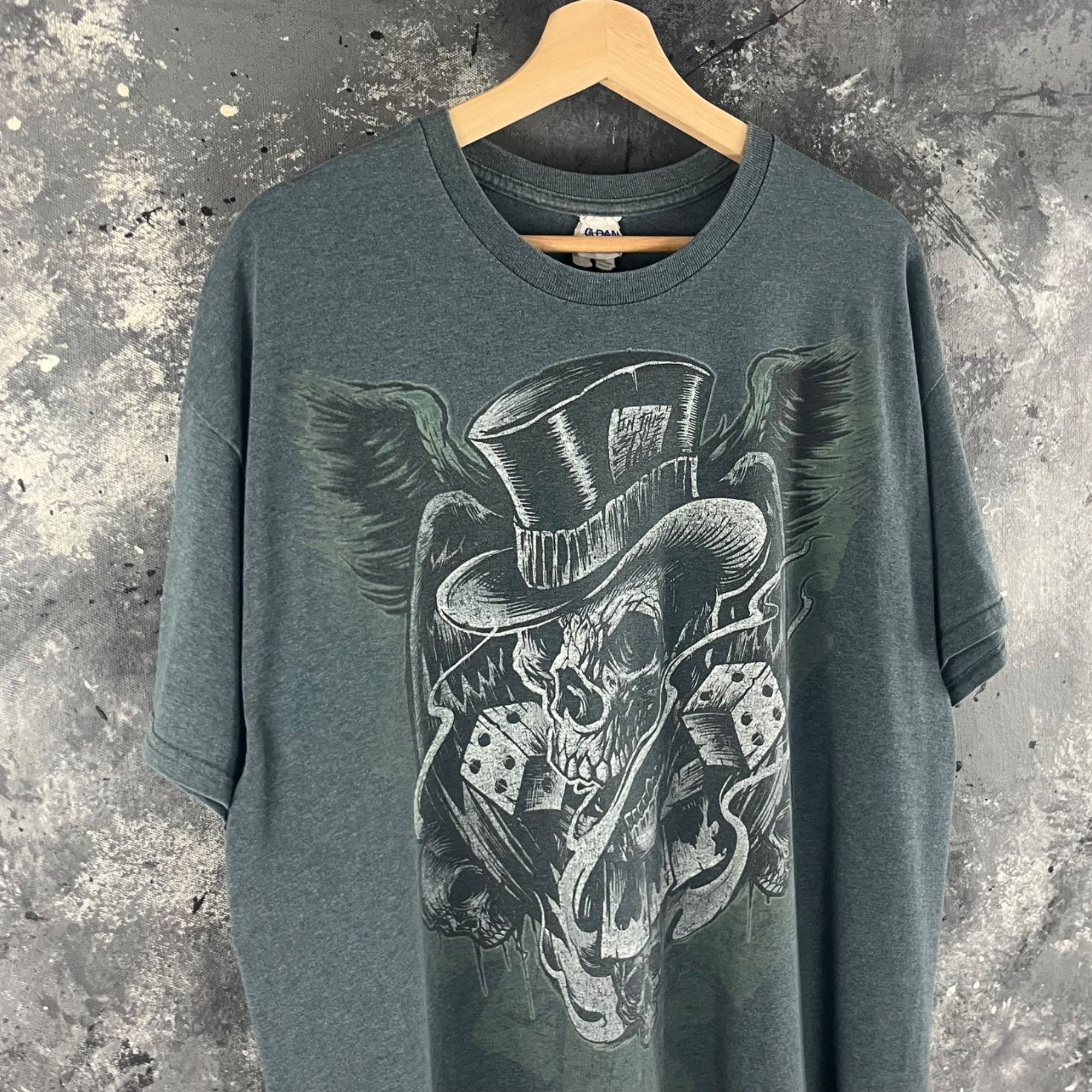 Vintage Vintage Y2K Skulls grunge shirt Size US XL / EU 56 / 4 - 2 Thumbnail