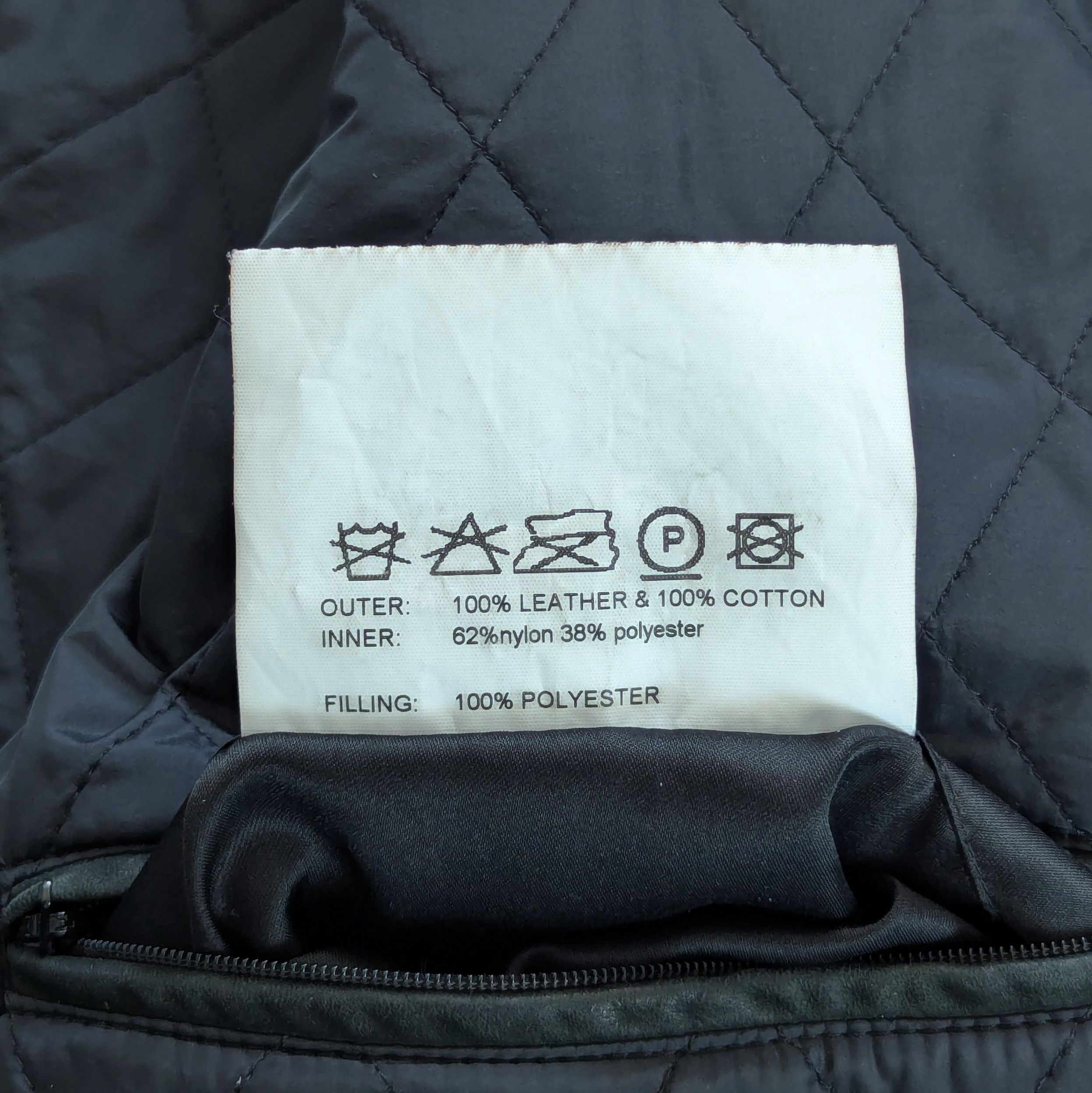 Barbour Barbour A436 Wax Leather INTERNATIONAL-BLACK Jacket MOTO Size US L / EU 52-54 / 3 - 17 Thumbnail
