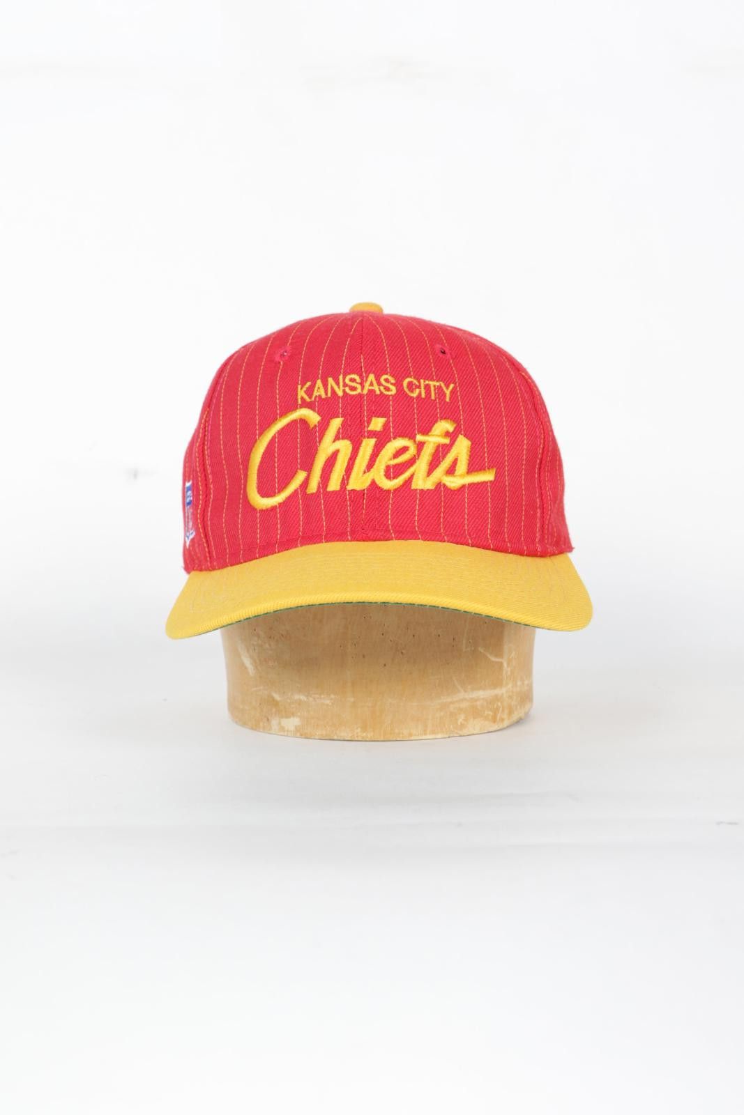 Sports Specialties 90's Sport Specialties Kansas City Chief Pinstripe Snap Back Size ONE SIZE - 2 Thumbnail