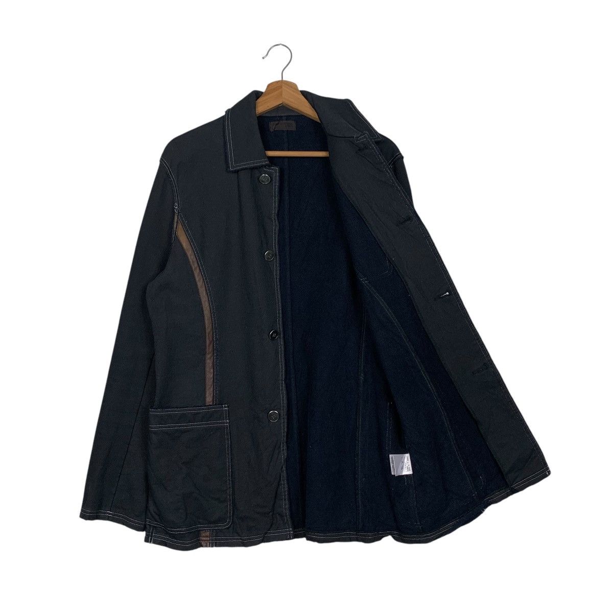 Japanese Brand Comme Ca Du Mode Men Cotton Workwear Jacket #1895-C82 Size US M / EU 48-50 / 2 - 9 Thumbnail