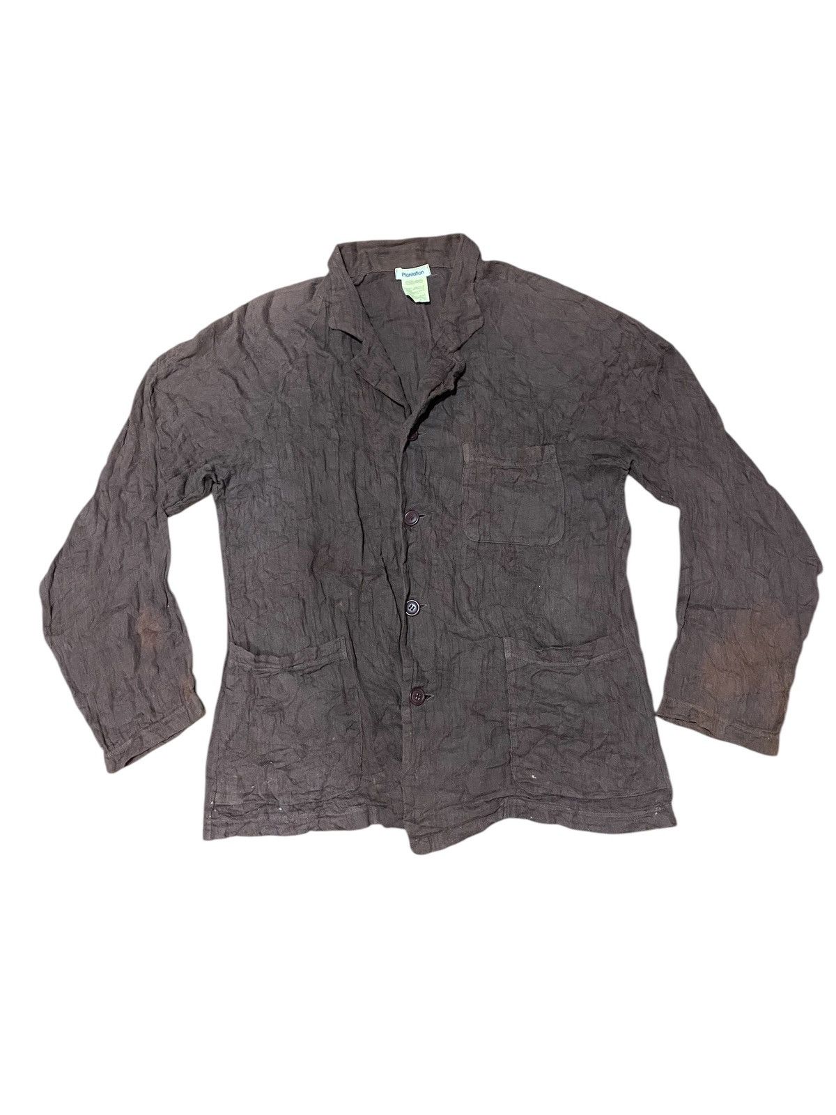 Issey Miyake × Japanese Brand × Vintage Vintage Plantation Issey Miyake Distress Jacket Size US M / EU 48-50 / 2 - 1 Thumbnail