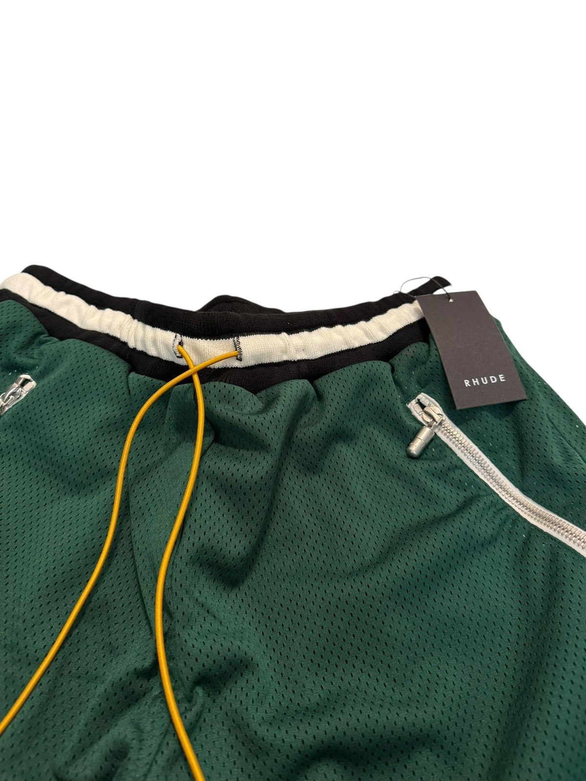 Rhude XXL Green Mesh Basket Shorts Size US 36 / EU 52 - 3 Thumbnail