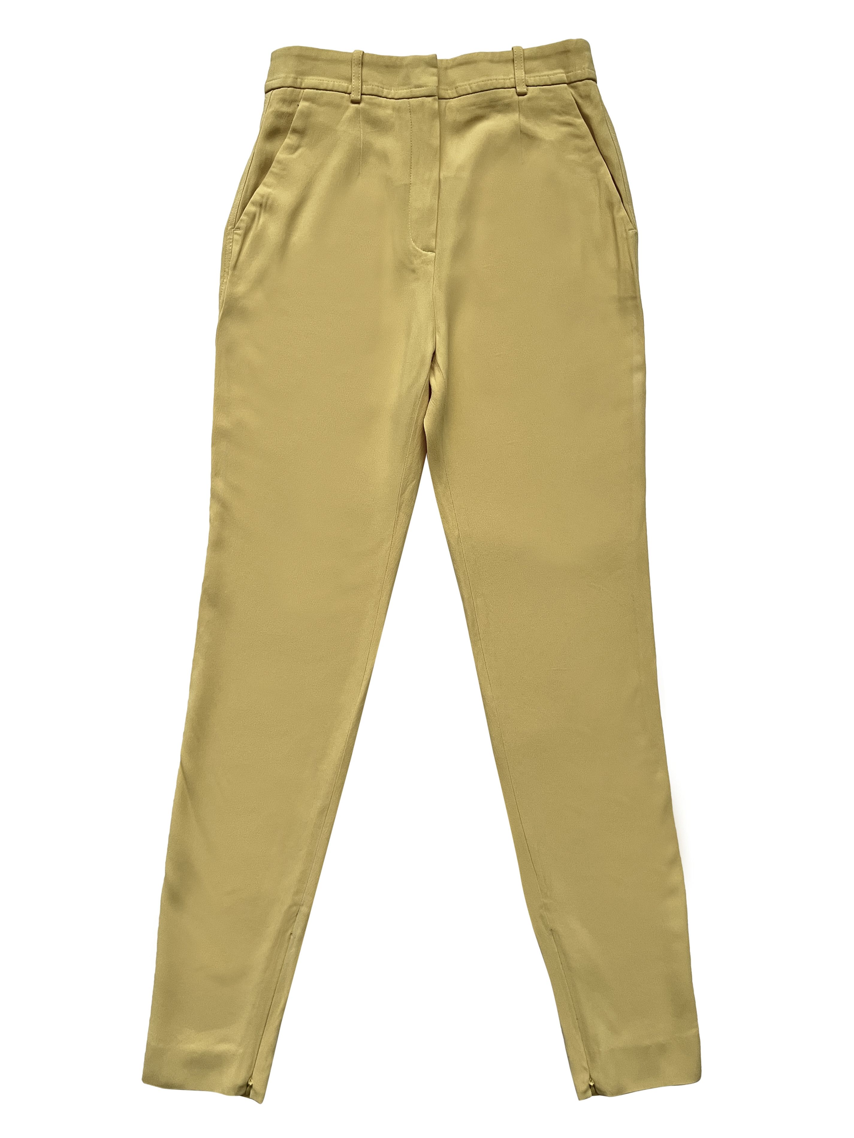 image of 2012 Balenciaga Yellow Pants Trousers, Women's (Size 25)