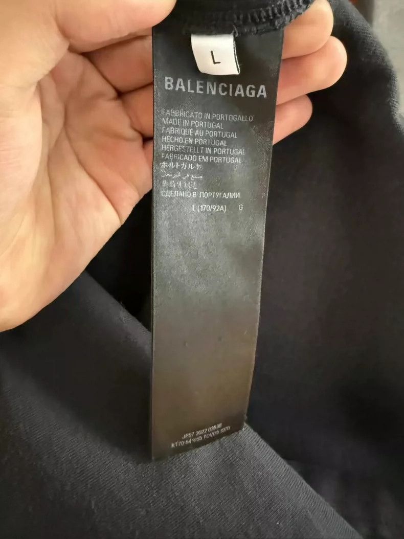 Balenciaga Balenciaga Front and back blurry logo short sleeves Size US L / EU 52-54 / 3 - 4 Thumbnail