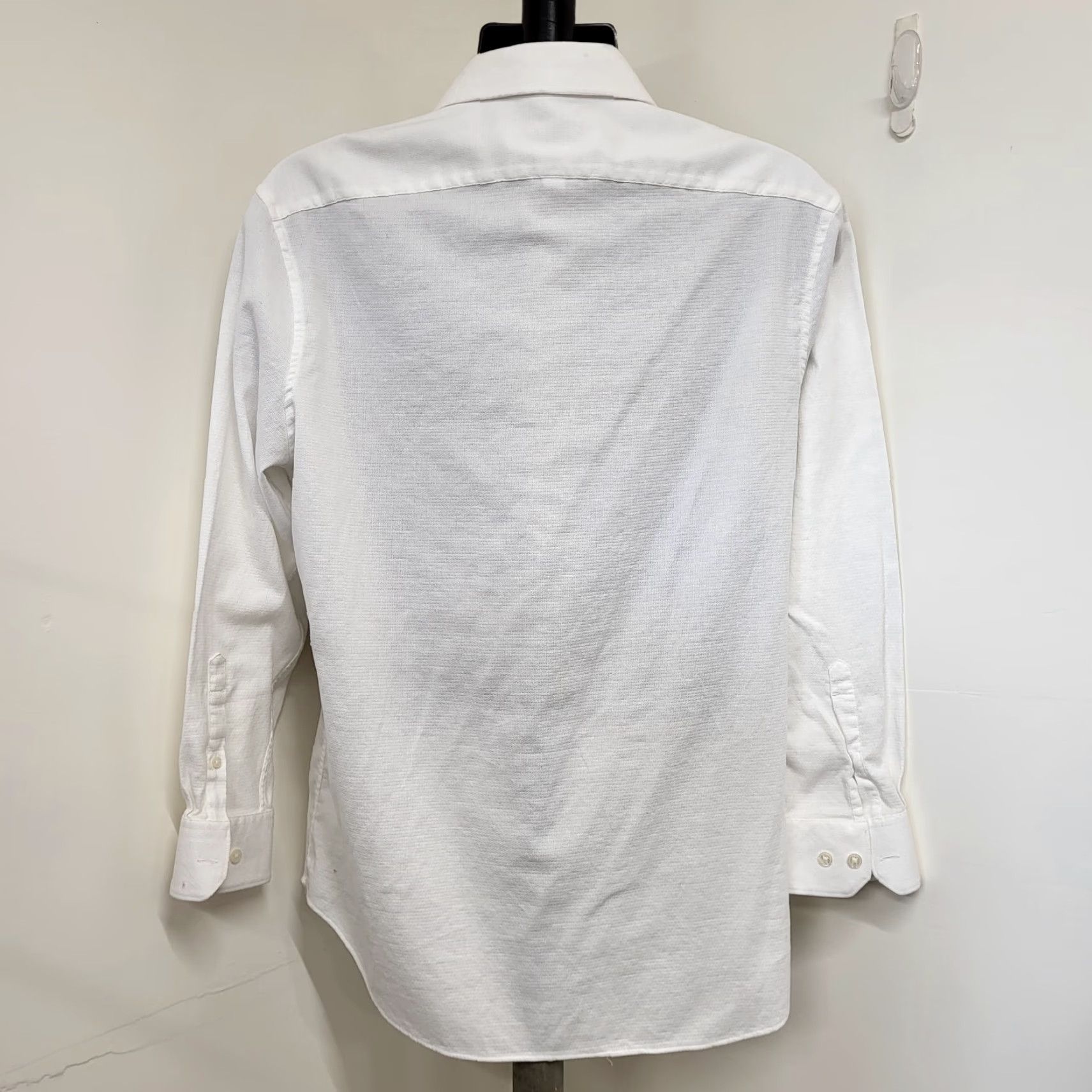 Perry Ellis Perry Ellis Portfolio Shirt Men’s XL/17 Long Sleeve White Slim Fit Button Down Mens Shirt Slim Fit White Button-Down Casual Business Size US XL / EU 56 / 4 - 5 Thumbnail