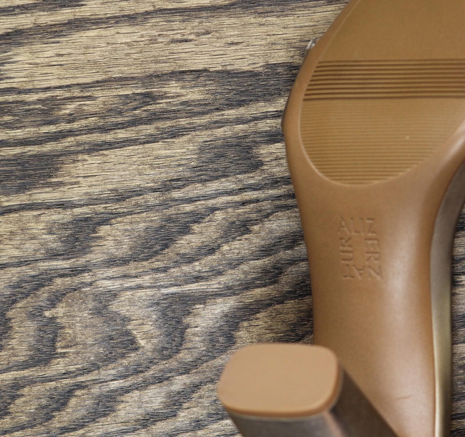 Other Naturalizer Sandal Block G1728l4 Bronze Leather Gold 9.5m Size US 9.5 / IT 39.5 - 6 Thumbnail
