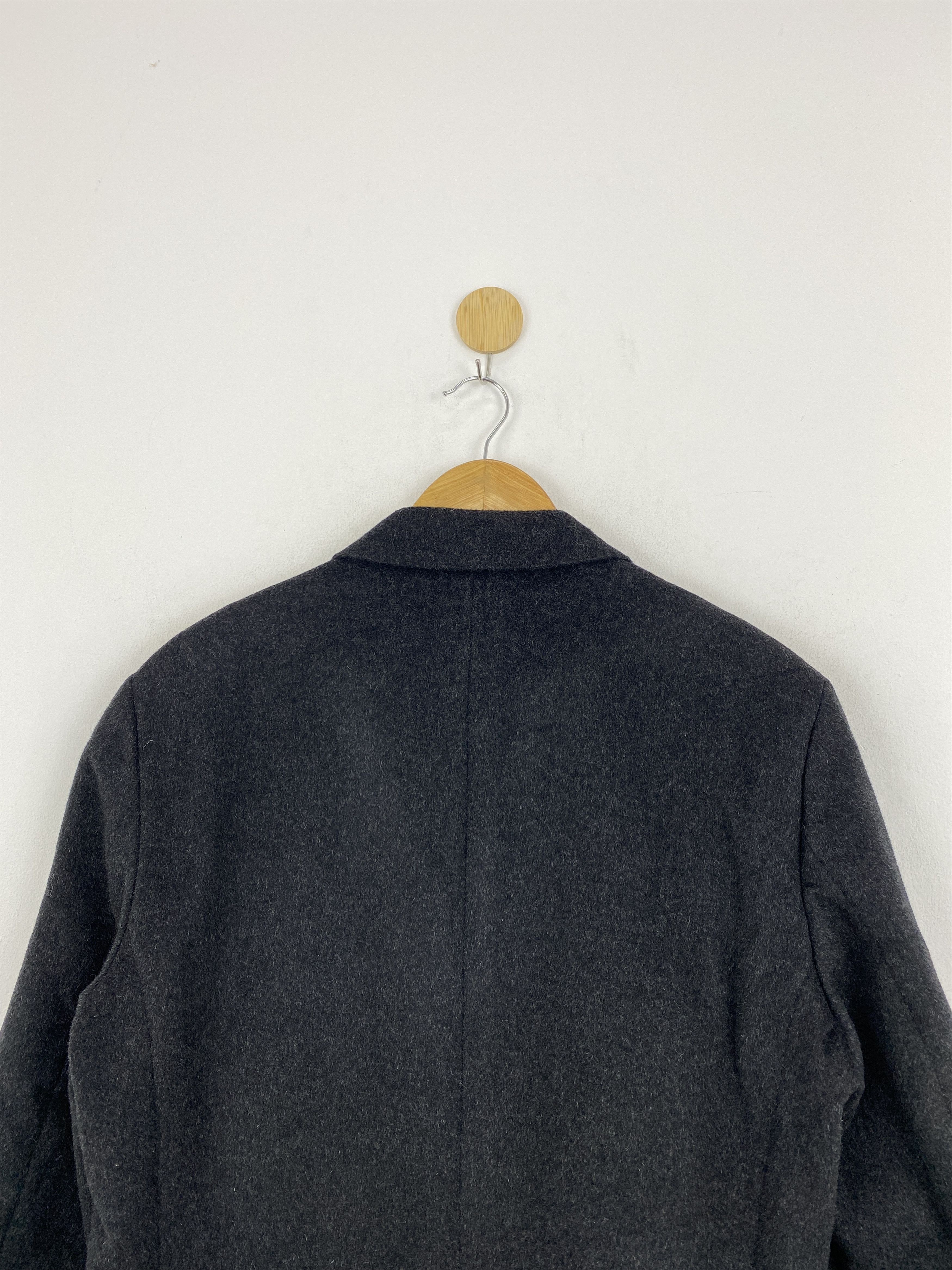 Japanese Brand Vtg Japanese Brand Uniqlo Coat Button Up Wool Jacket JA0052 Size US XL / EU 56 / 4 - 4 Thumbnail