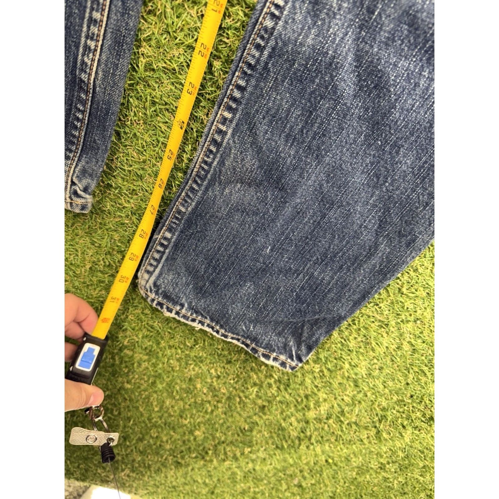 American Eagle Outfitters American Eagle Jeans Mens 29x32 Blue Next Level Airflex Original Straight Fit Shirt Size US 29 - 7 Thumbnail