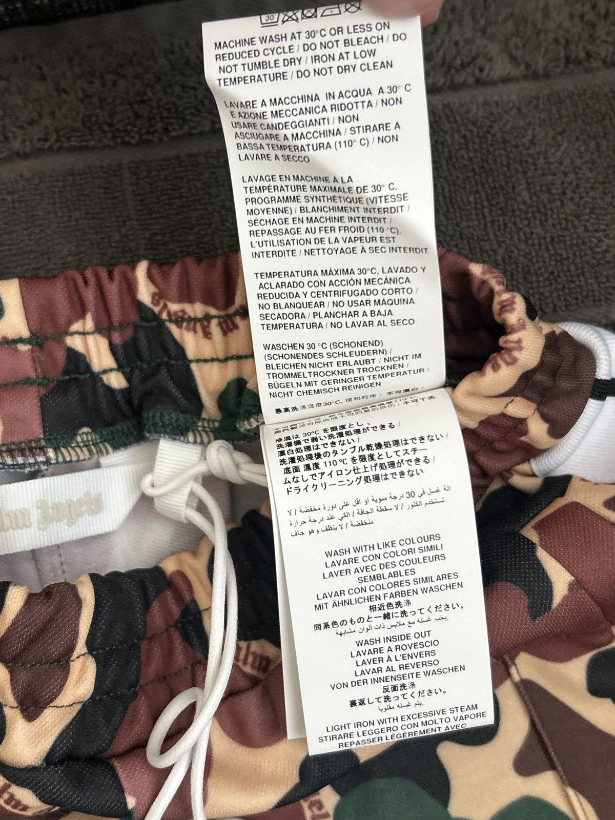 Palm Angels Palm Angels Kids Camo Track Pants Size 6 New! Size US 26 / EU 42 - 11 Thumbnail