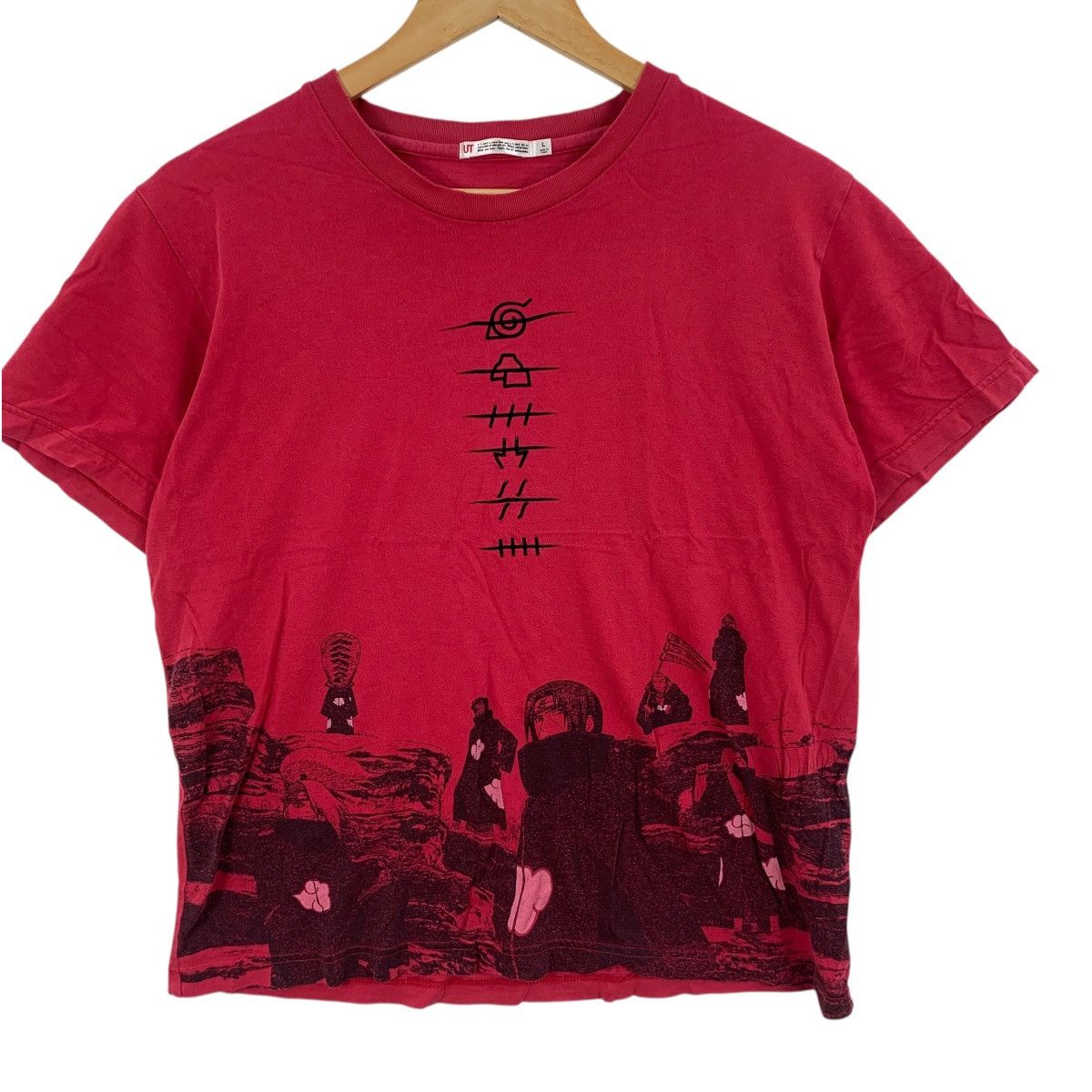 Uniqlo ANIME NARUTO x UNIQLO Shippuden Akatsuki Thrashed Tee Size L / US 10 / IT 46 - 5 Thumbnail