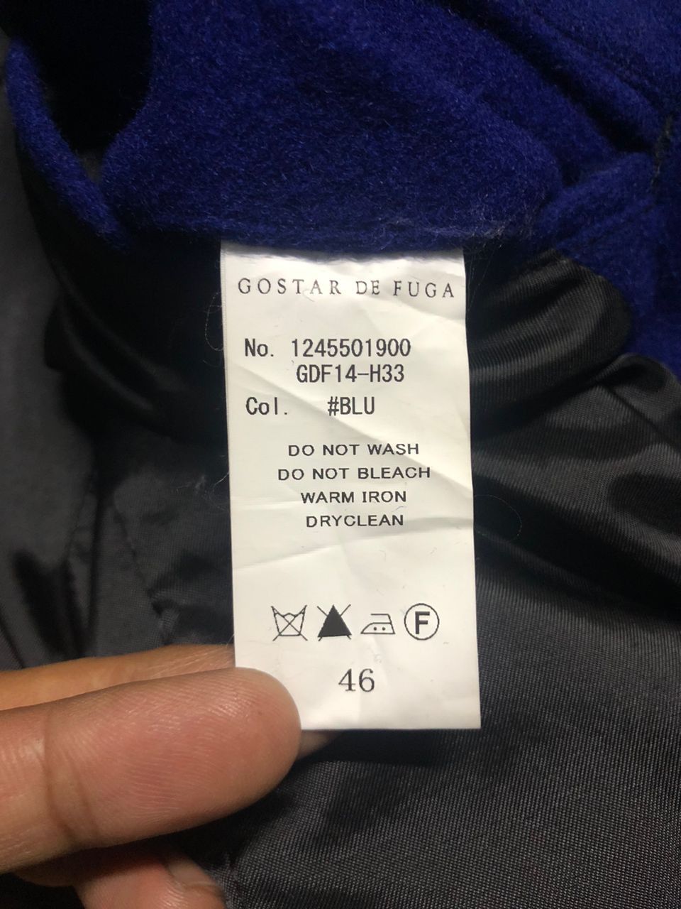 GOSTAR DE FUGA GOSTAR DE FUGA Double Breasted Wool Coat Jacket Size US S / EU 44-46 / 1 - 11 Thumbnail