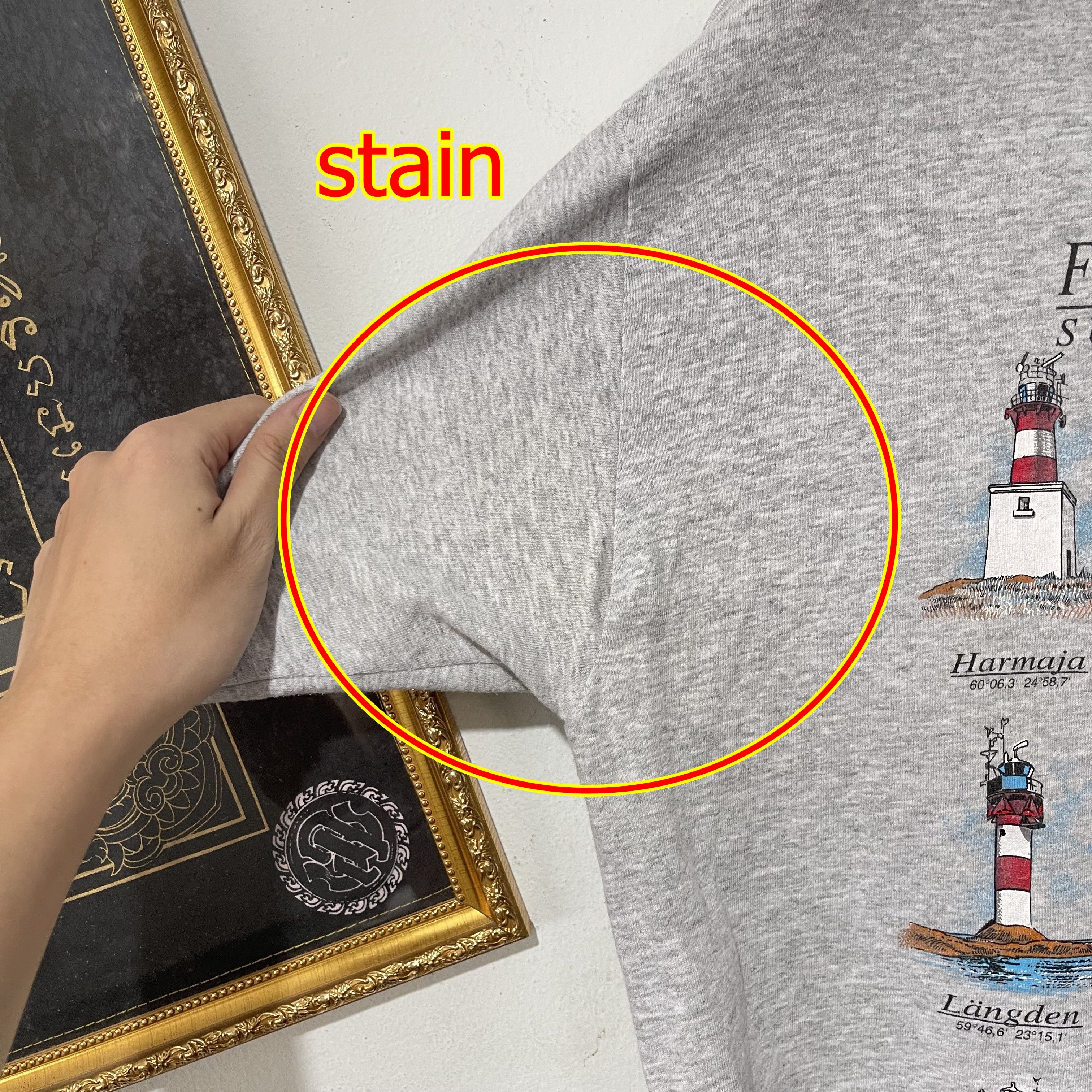 Vintage Vintage 90s Finnish Lighthouses T-Shirt Size US L / EU 52-54 / 3 - 8 Thumbnail