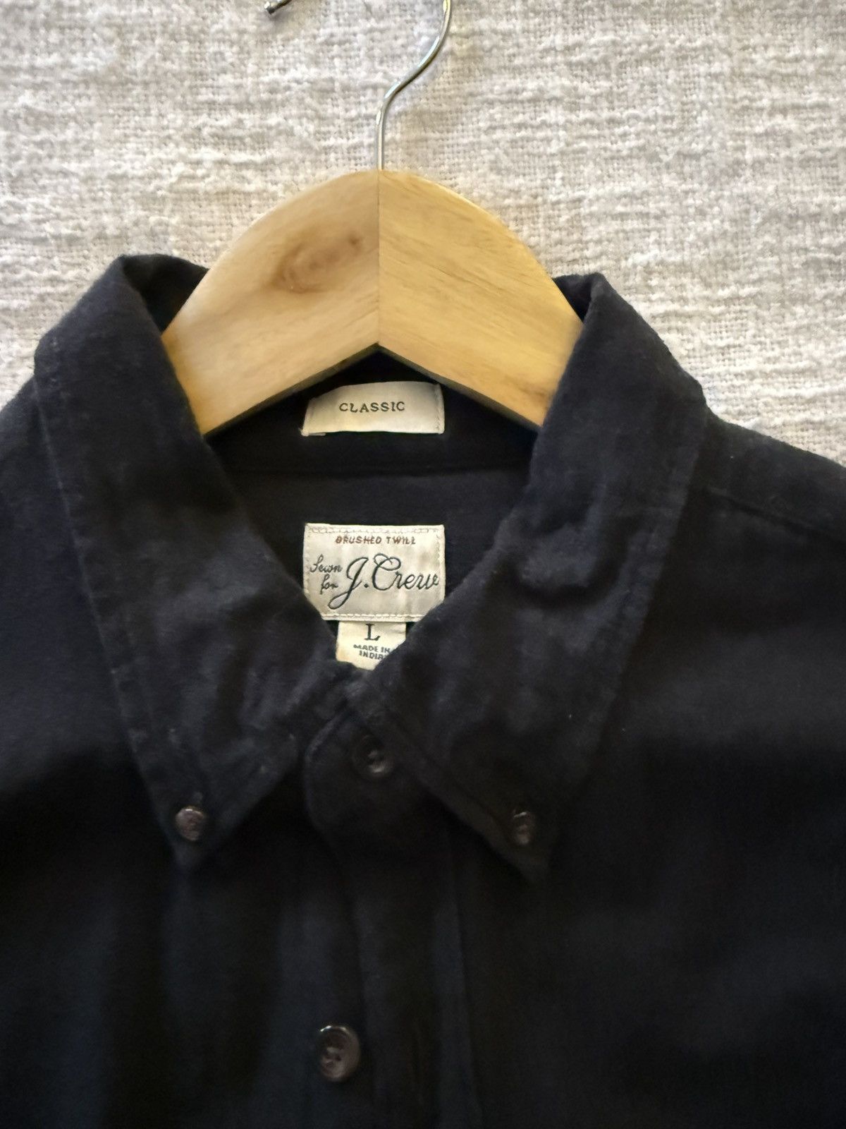 J.Crew J.Crew gray cotton flannel Size US L / EU 52-54 / 3 - 3 Thumbnail