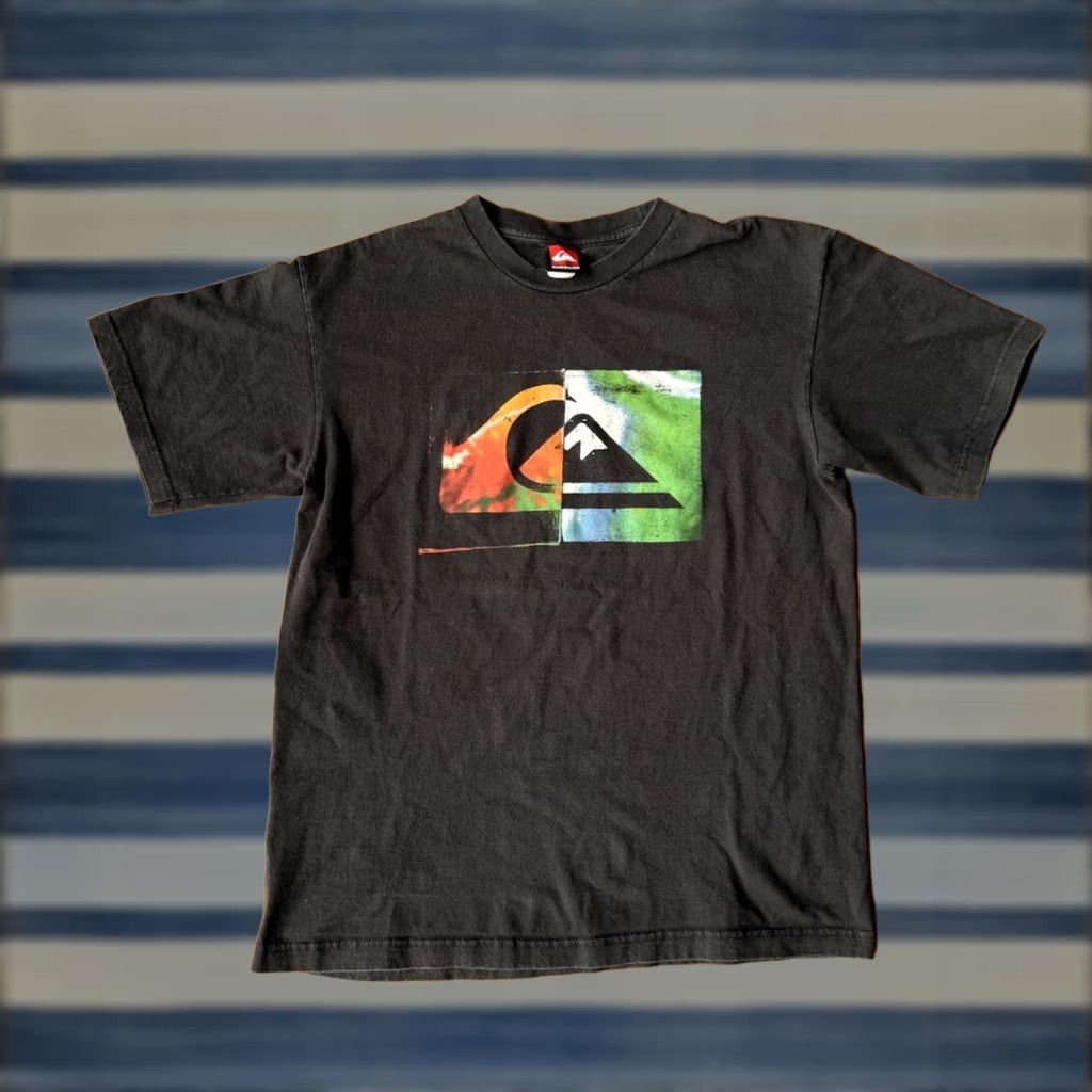 Quiksilver VINTAGE Quiksilver Hawaii Graphic T-Shirt S Men Black Cotton Knit Short Sleeve Crew Neck Surfer Skater Grunge 90s Mens Size US S / EU 44-46 / 1 - 1 Thumbnail