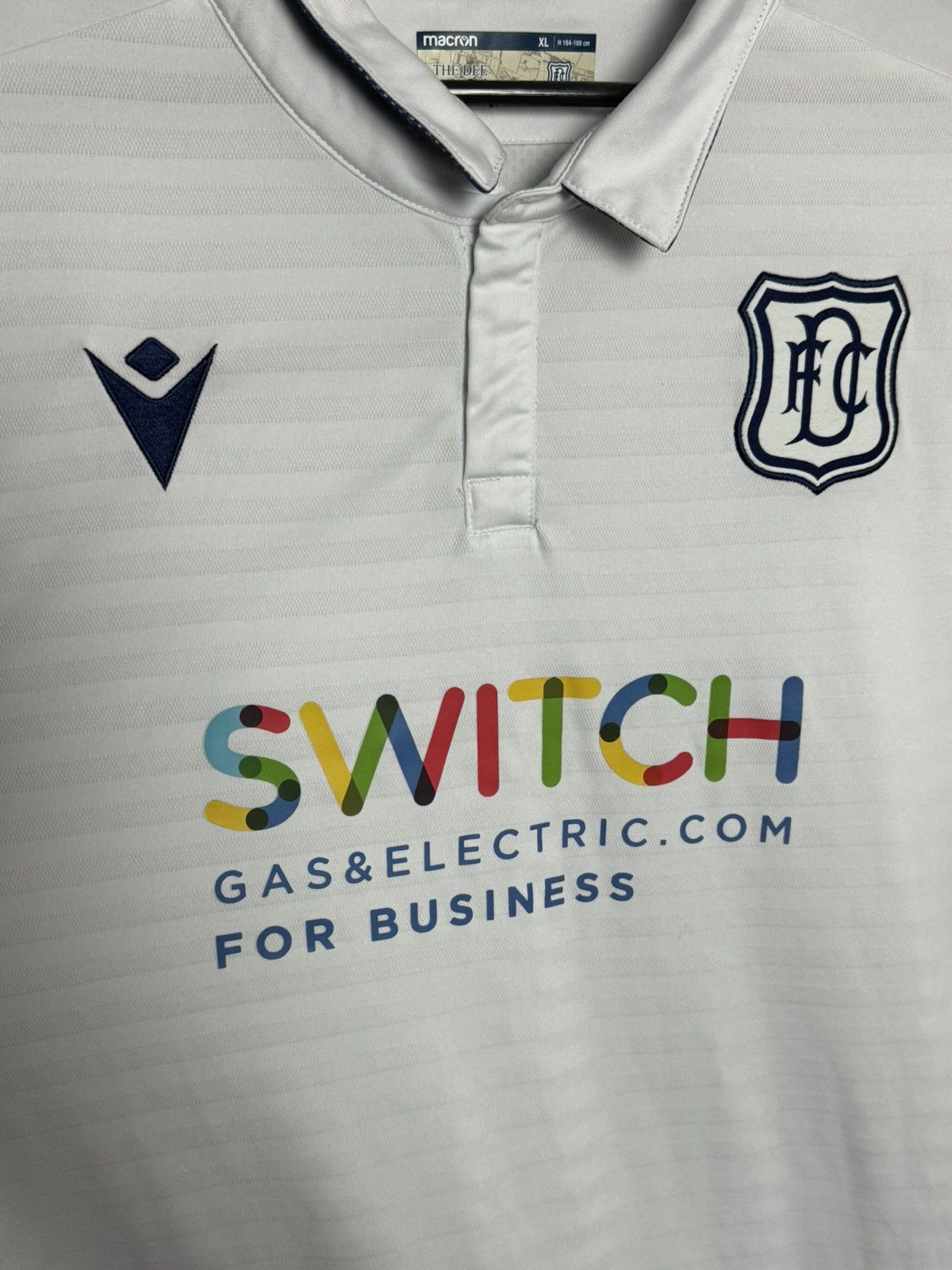 Macron Dundee 19/20 Away Football Soccer Long Sleeve Jersey Shirt Size US XL / EU 56 / 4 - 3 Thumbnail