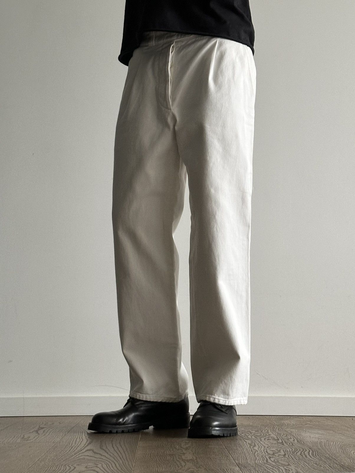 Prada Prada Wide Heavy Denim Pants Size US 30 / EU 46 - 1 Thumbnail