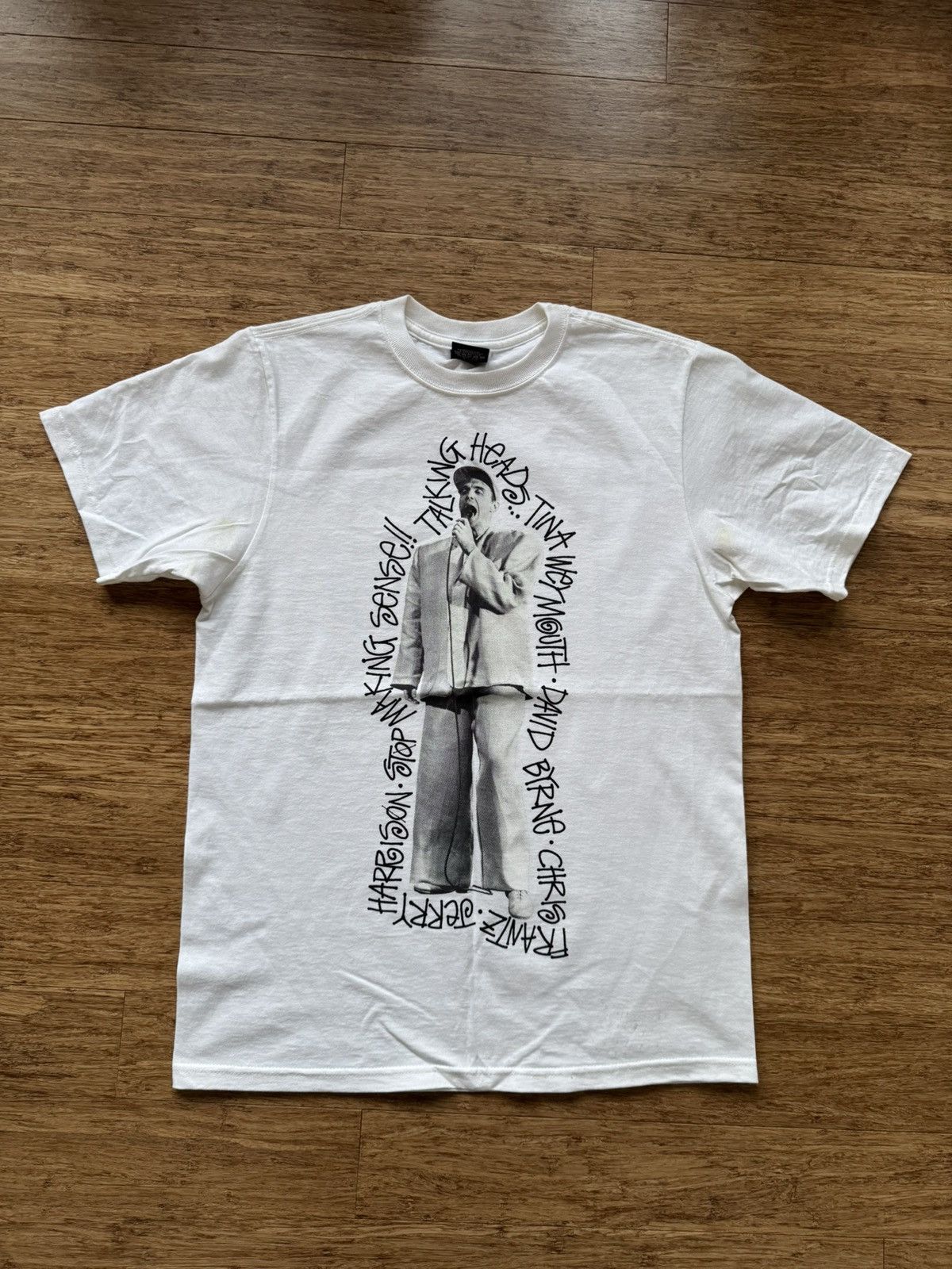 Stussy Stussy Talking Heads Remain In Light Tee White | Grailed