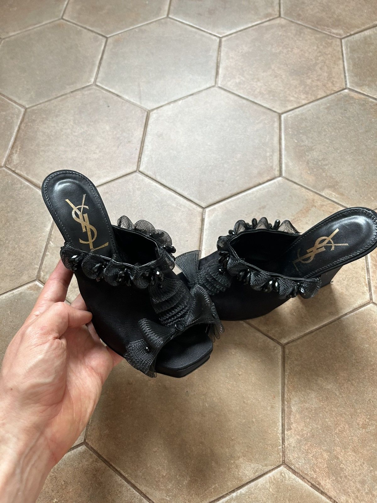 Other Y2K vintage Yves Saint Laurent heels style rare YSL Size US 8 / IT 38 - 3 Thumbnail