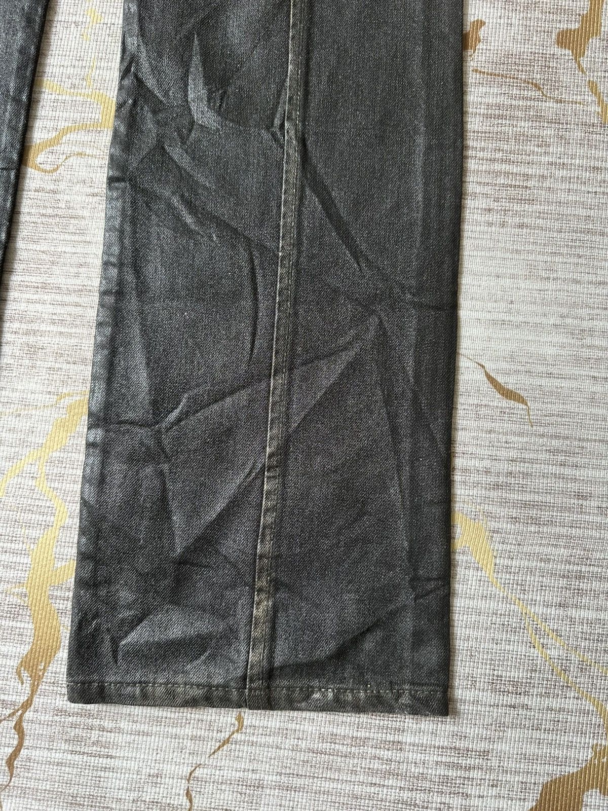 Japanese Brand Japanese Brand Waxed Denim Rick Owens Style Size US 31 - 10 Thumbnail