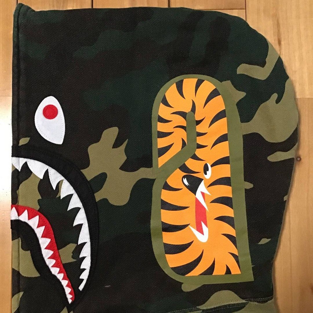 Bape × Nigo BAPE Shark full zip hoodie woodland camo a bathing ape NIGO Size US XL / EU 56 / 4 - 5 Thumbnail