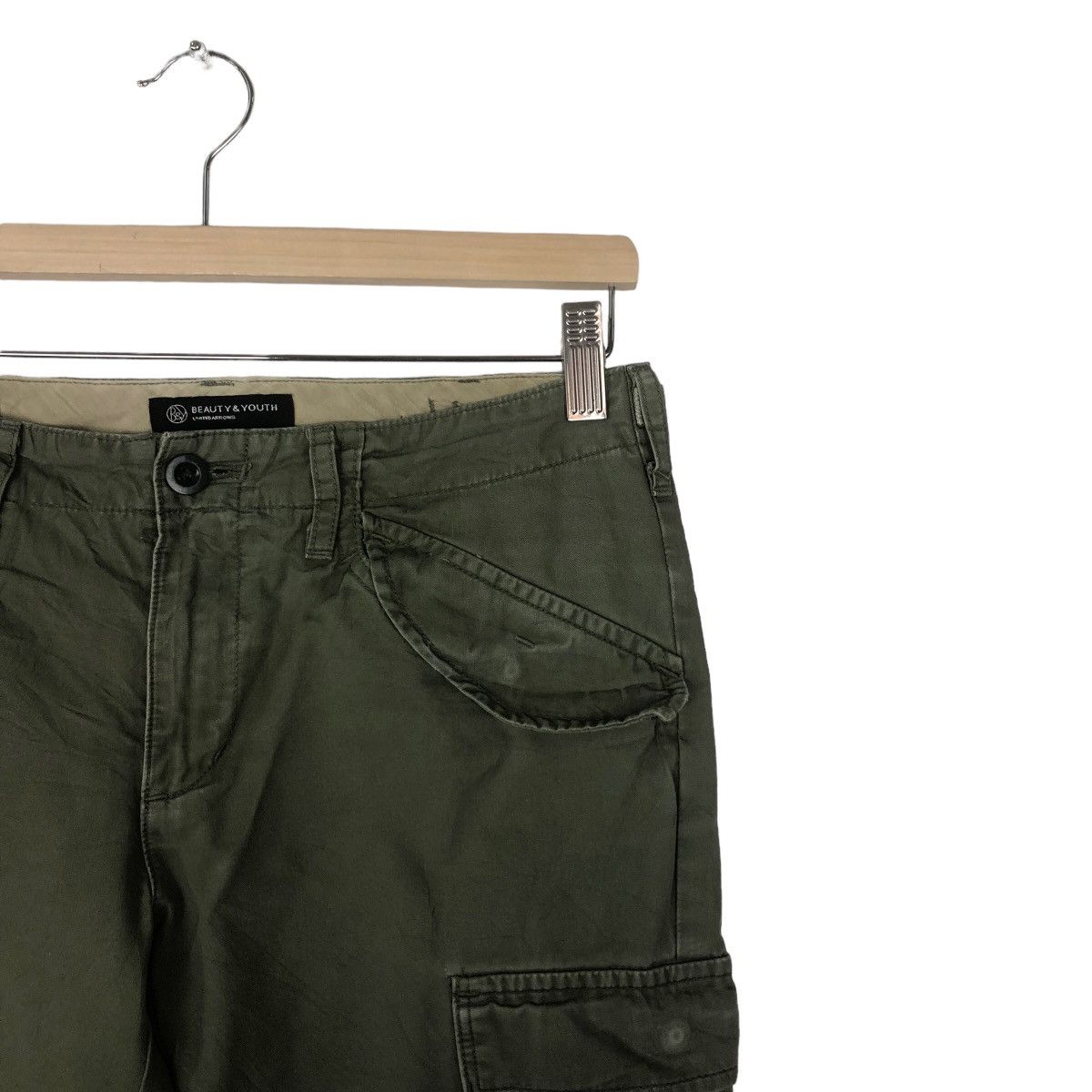 BEAUTY&YOUTH 🔥MILITARY DESIGN CARGO PANTS BEAUTY & YOUTH JAPAN Size US 28 / EU 44 - 4 Thumbnail