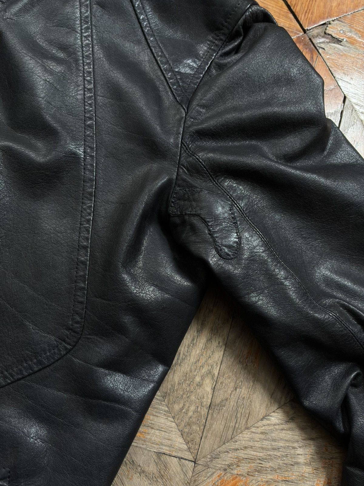 Rick Owens Rick Owens 2008-2010 Leather Jacket Size US S / EU 44-46 / 1 - 10 Thumbnail