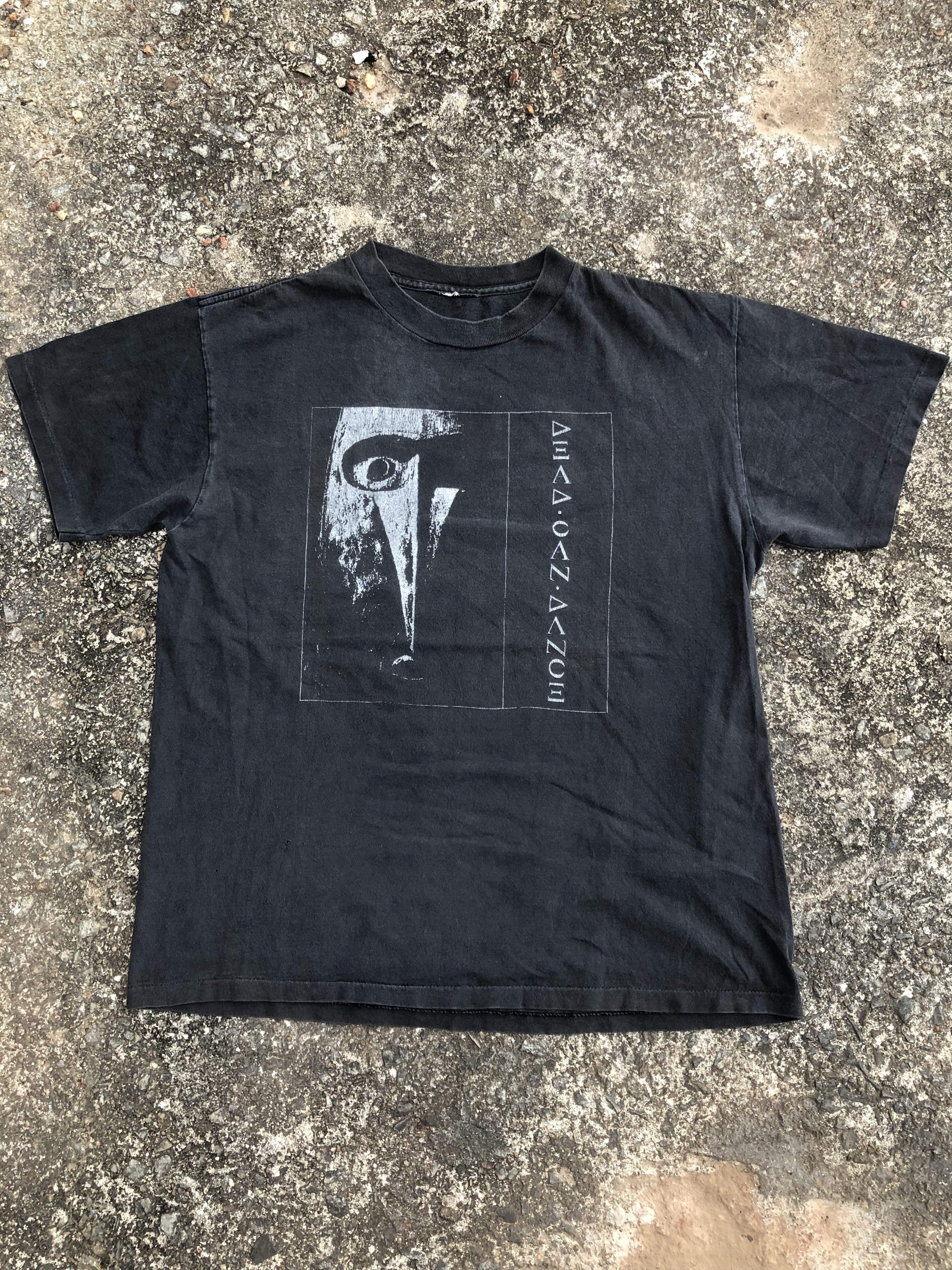 Vintage 🔥Vintage 90s DEAD CAN DANCE Industrial Gothic Band T-Shirt Size US L / EU 52-54 / 3 - 3 Thumbnail