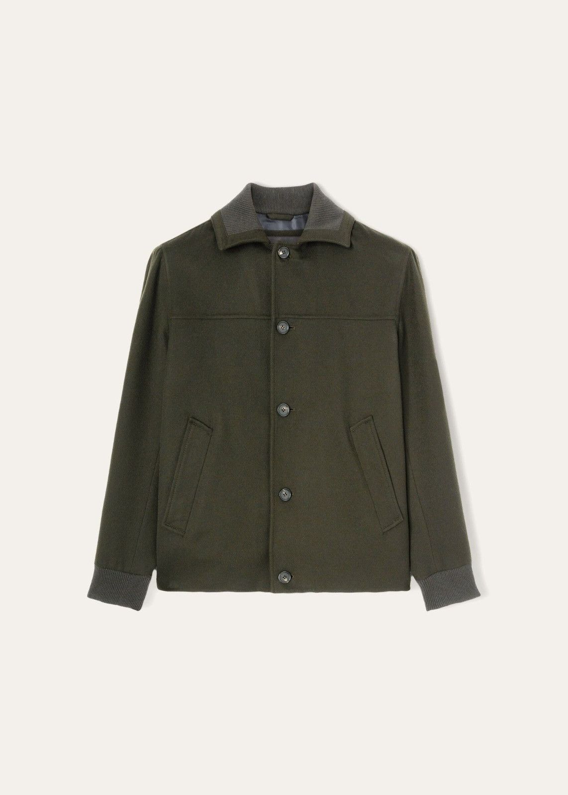 Loro Piana o1srvl11e1124 Blouson Double Overjacket in Green Size US M / EU 48-50 / 2 - 1 Thumbnail