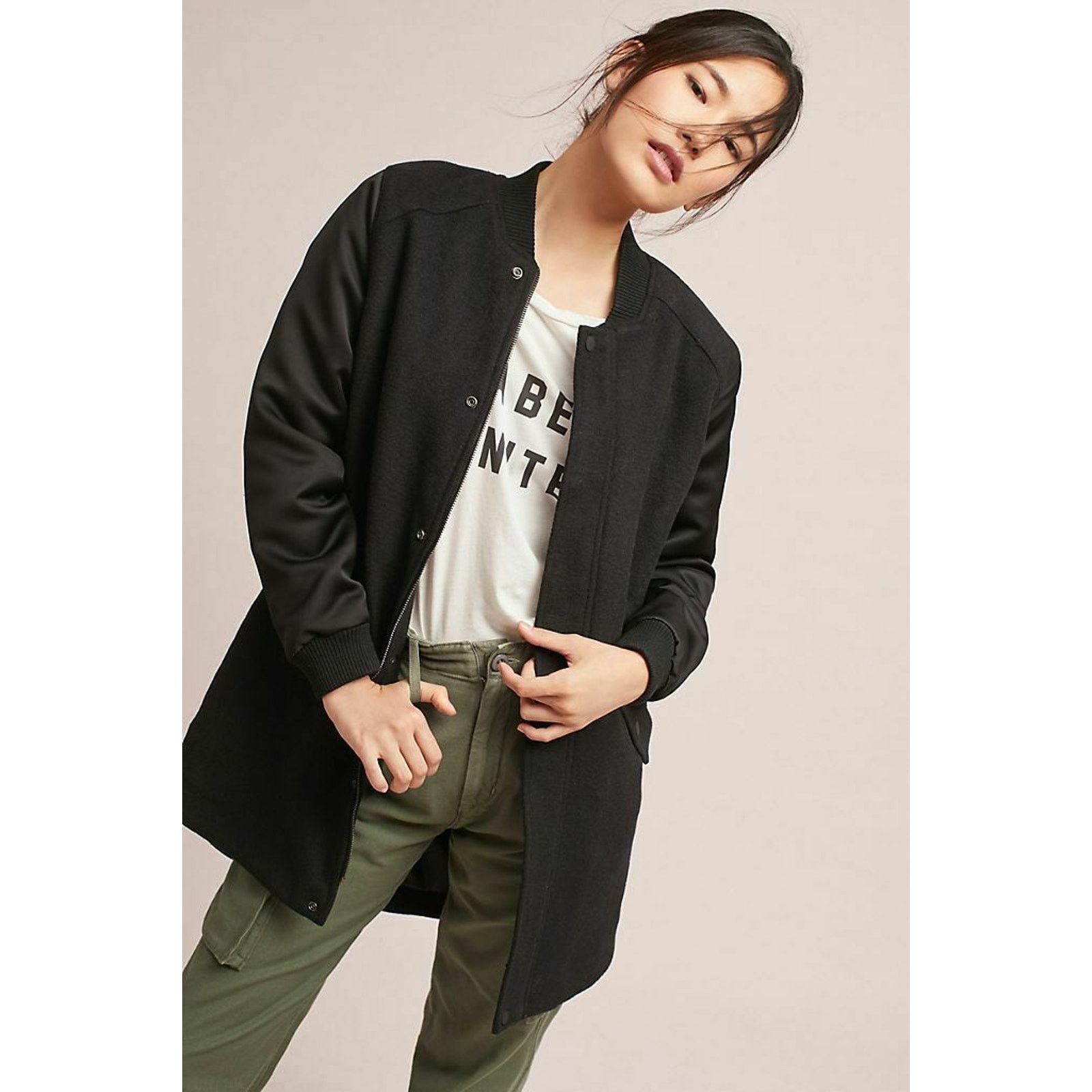 Anthropologie Anthropologie Left Bank Wool Jacket by Mo:Vint $350 Black XS Size XS / US 0-2 / IT 36-38 - 3 Thumbnail