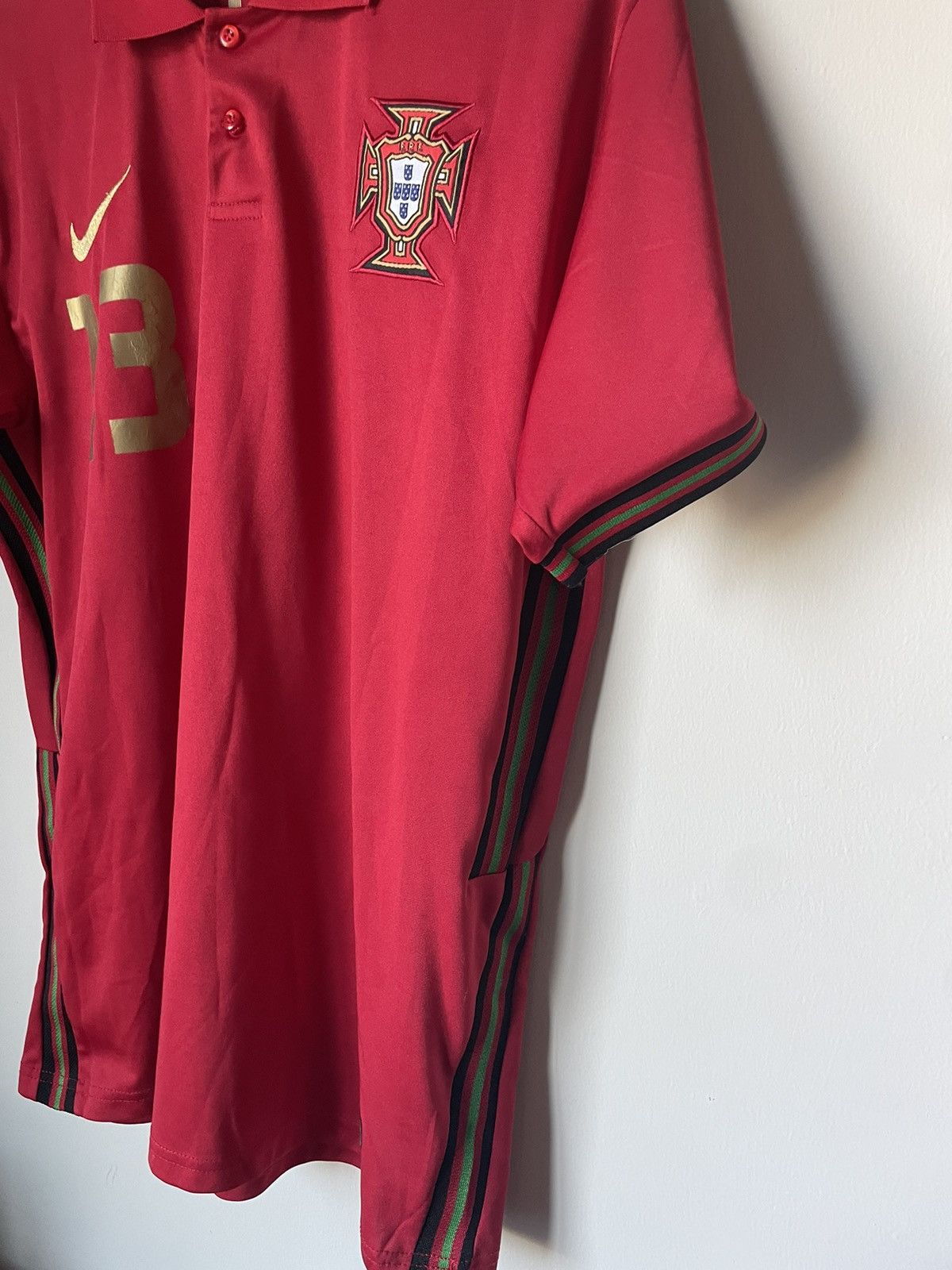 Nike Nike Portugal 2020 Stadium Home Soccer Jersey polo Size US L / EU 52-54 / 3 - 2 Thumbnail