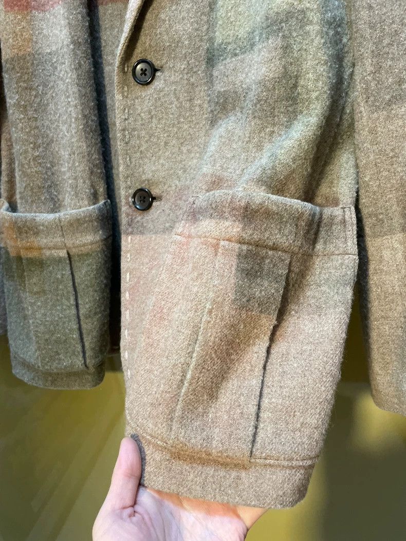 Yohji Yamamoto Yohji Yamamoto size 3 05AW Hand-stitched Color Block Suit 2 Size 38R - 5 Thumbnail