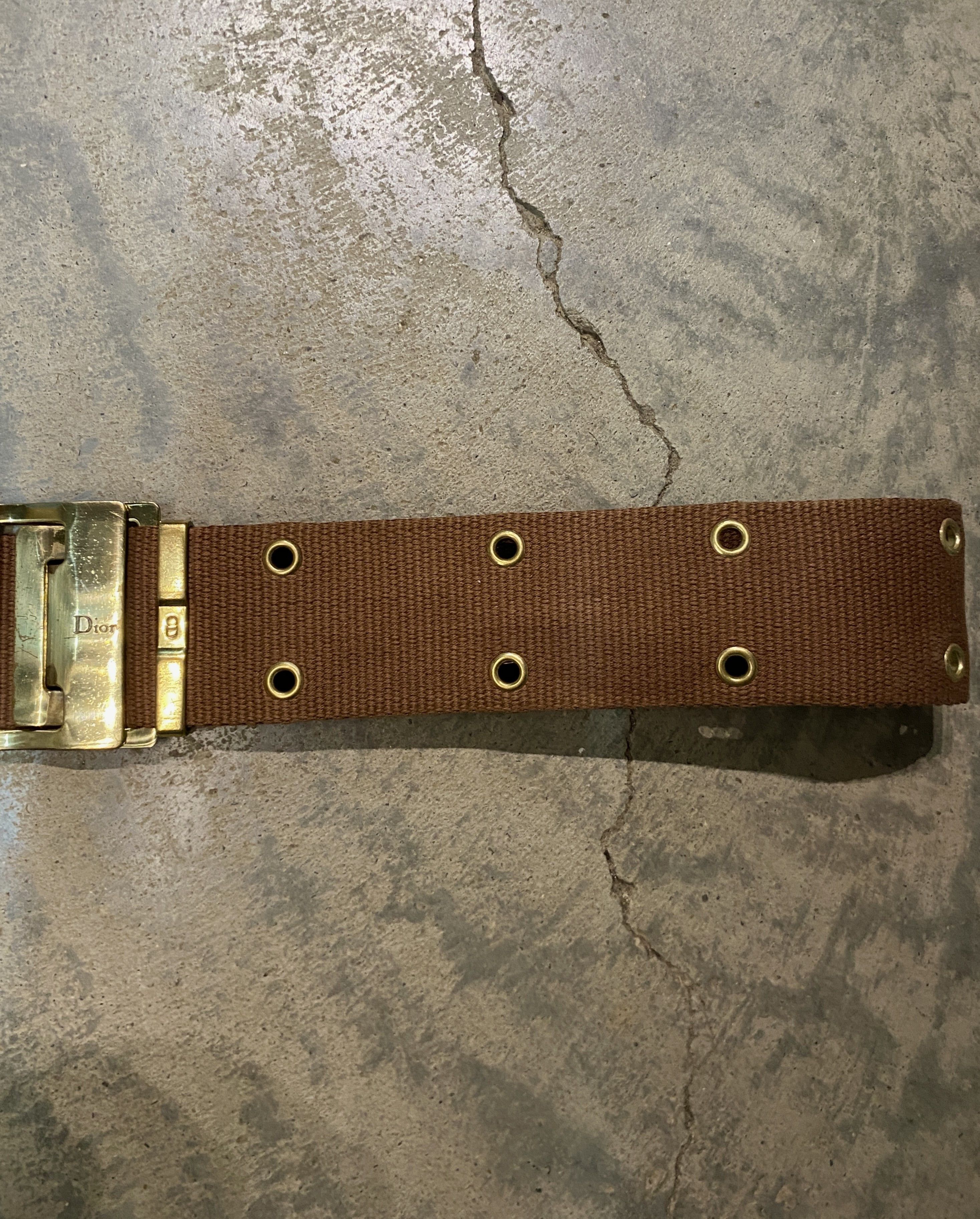 Dior Christian Dior SS02 “Street Chic” Canvas Black Cargo Belt Size ONE SIZE - 11 Thumbnail