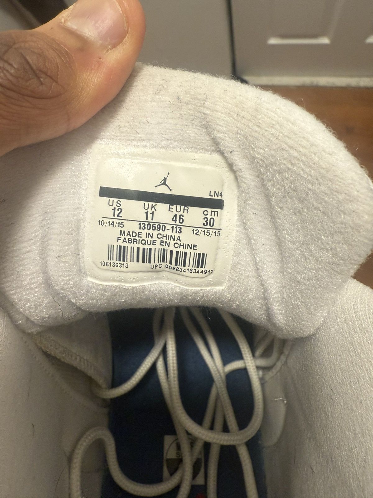 Jordan Brand French blue 12s size 12 (2016 Pair) Size US 12 / EU 45 - 8 Thumbnail
